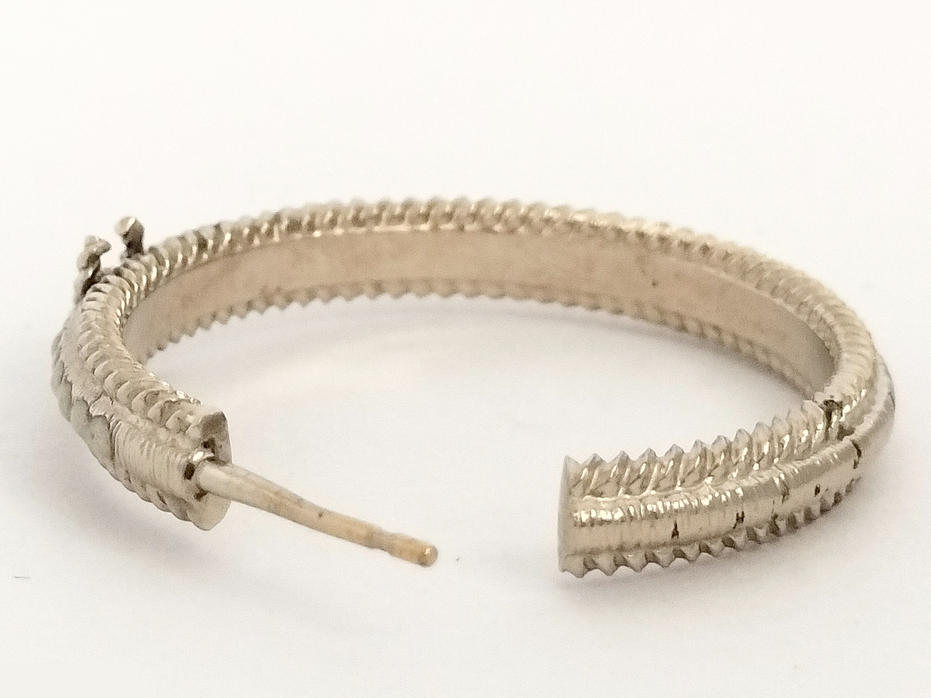 Coco gold earrings one side — view 4