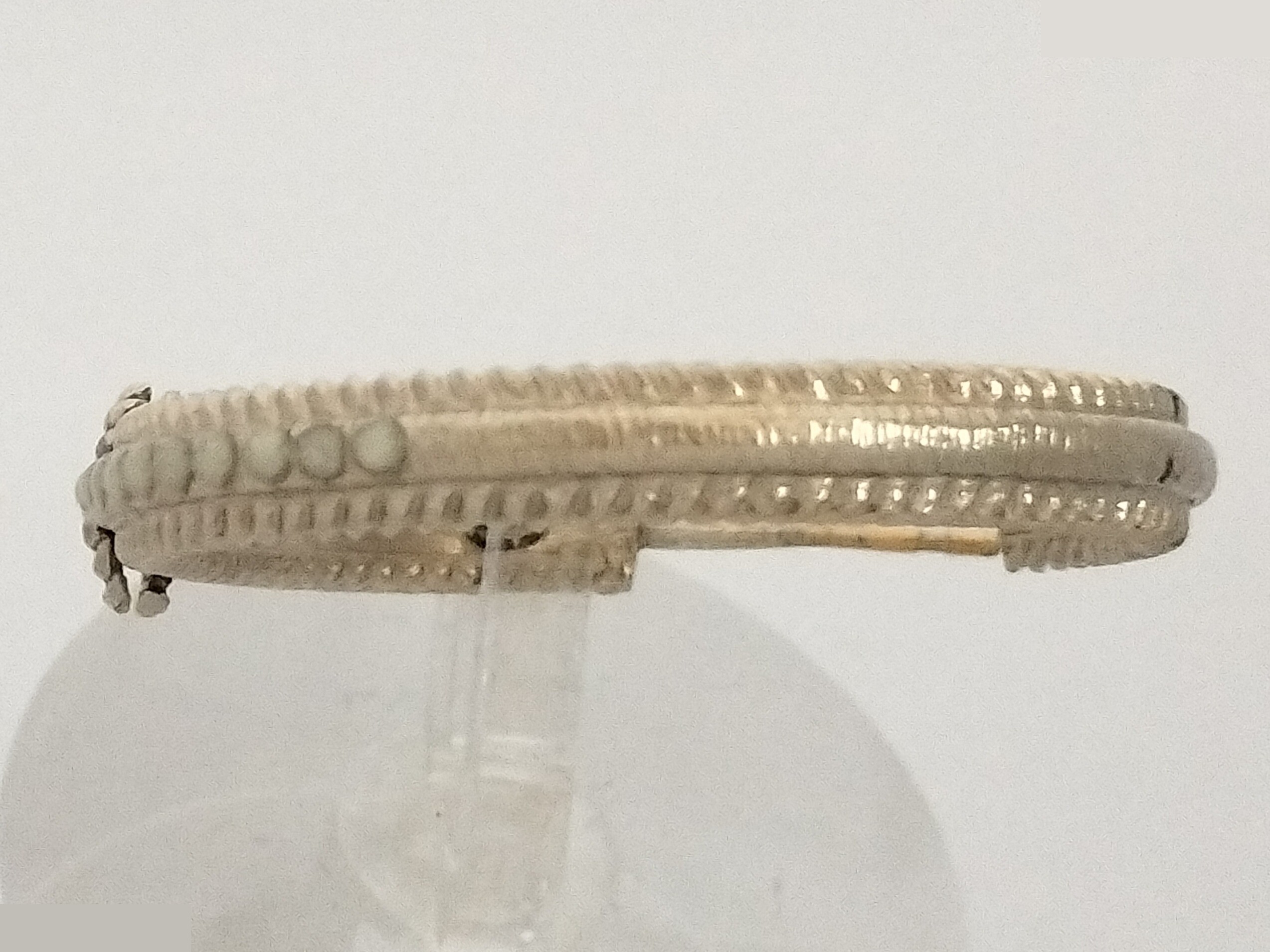 Coco gold earrings one side — view 7