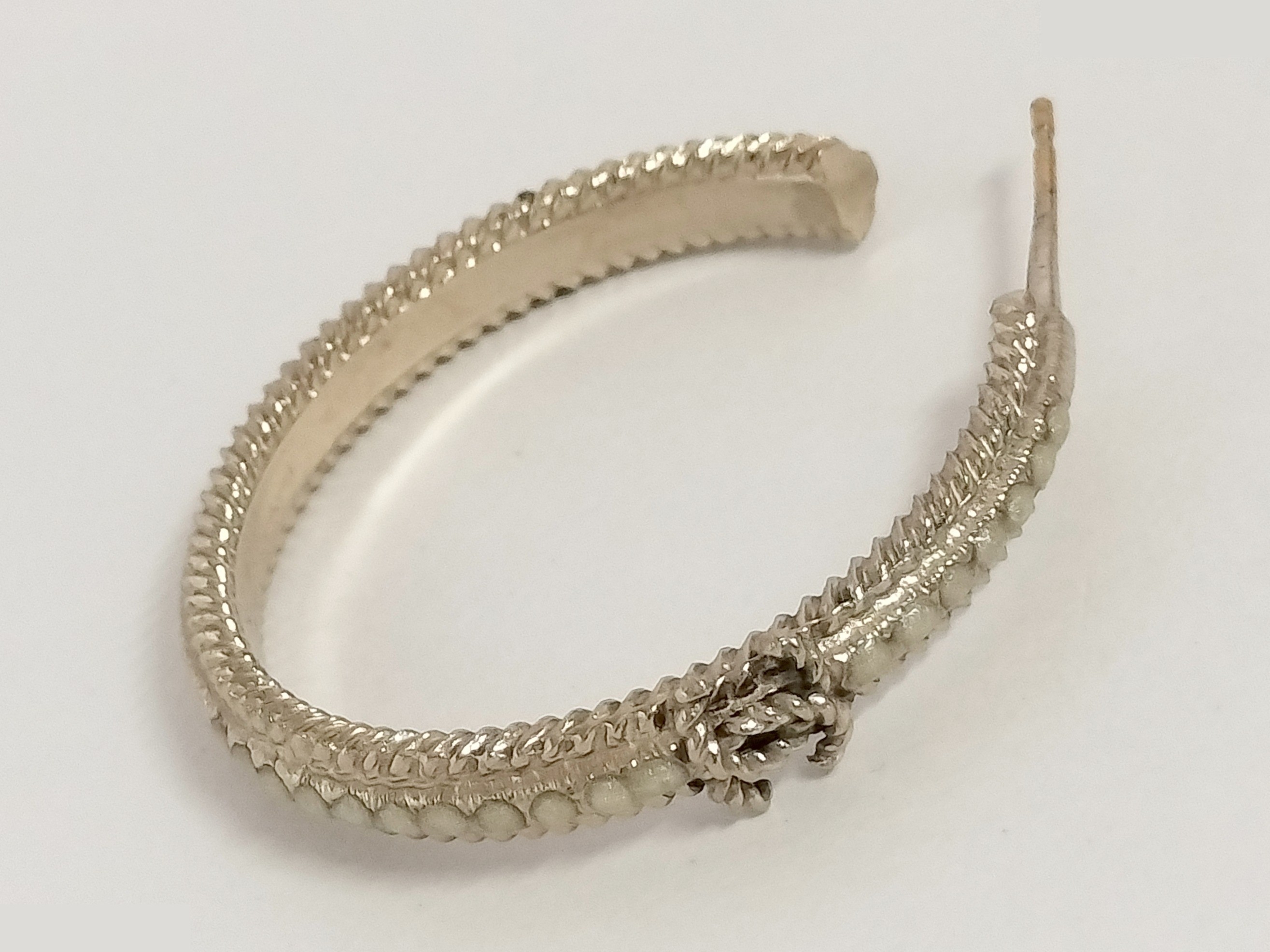 Coco gold earrings one side — view 8