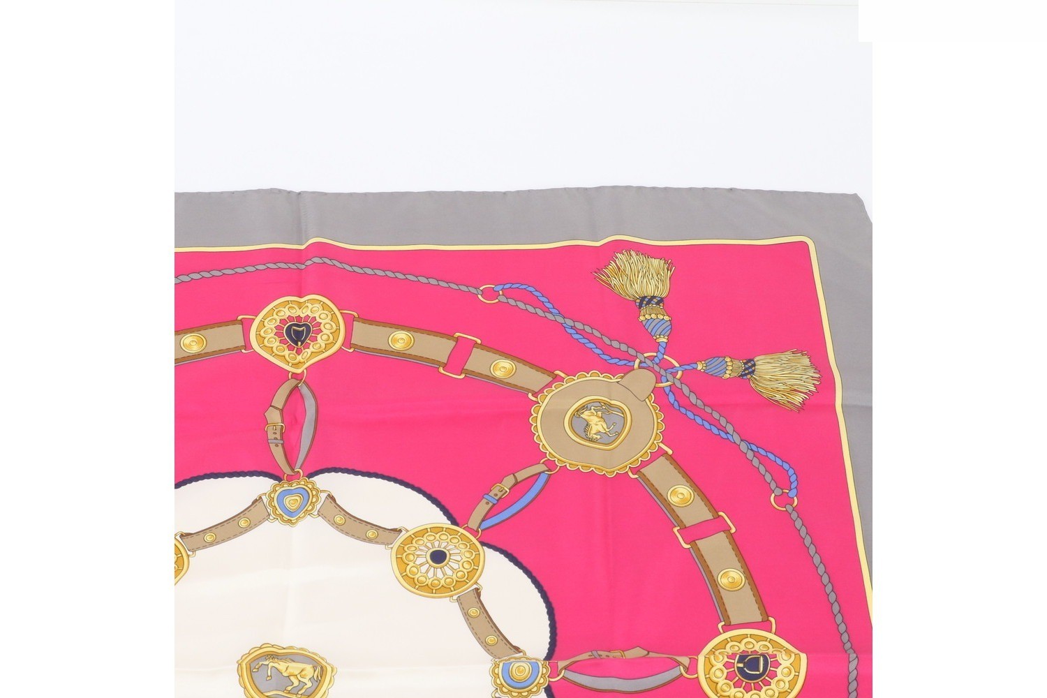 100% Silk Scarf with Tag — view 2