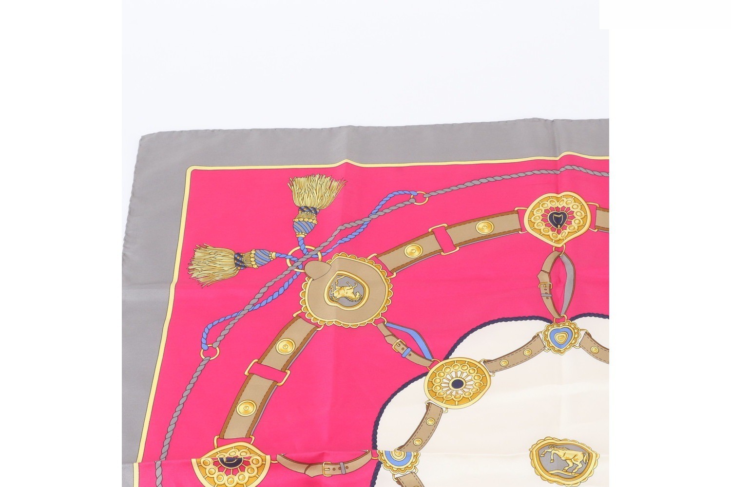 100% Silk Scarf with Tag — view 3