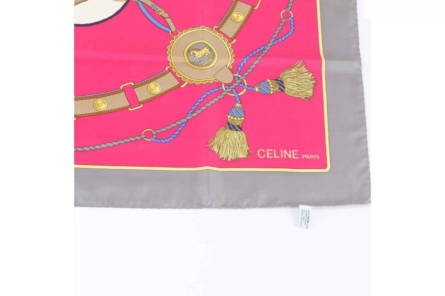 100% Silk Scarf with Tag — view 5