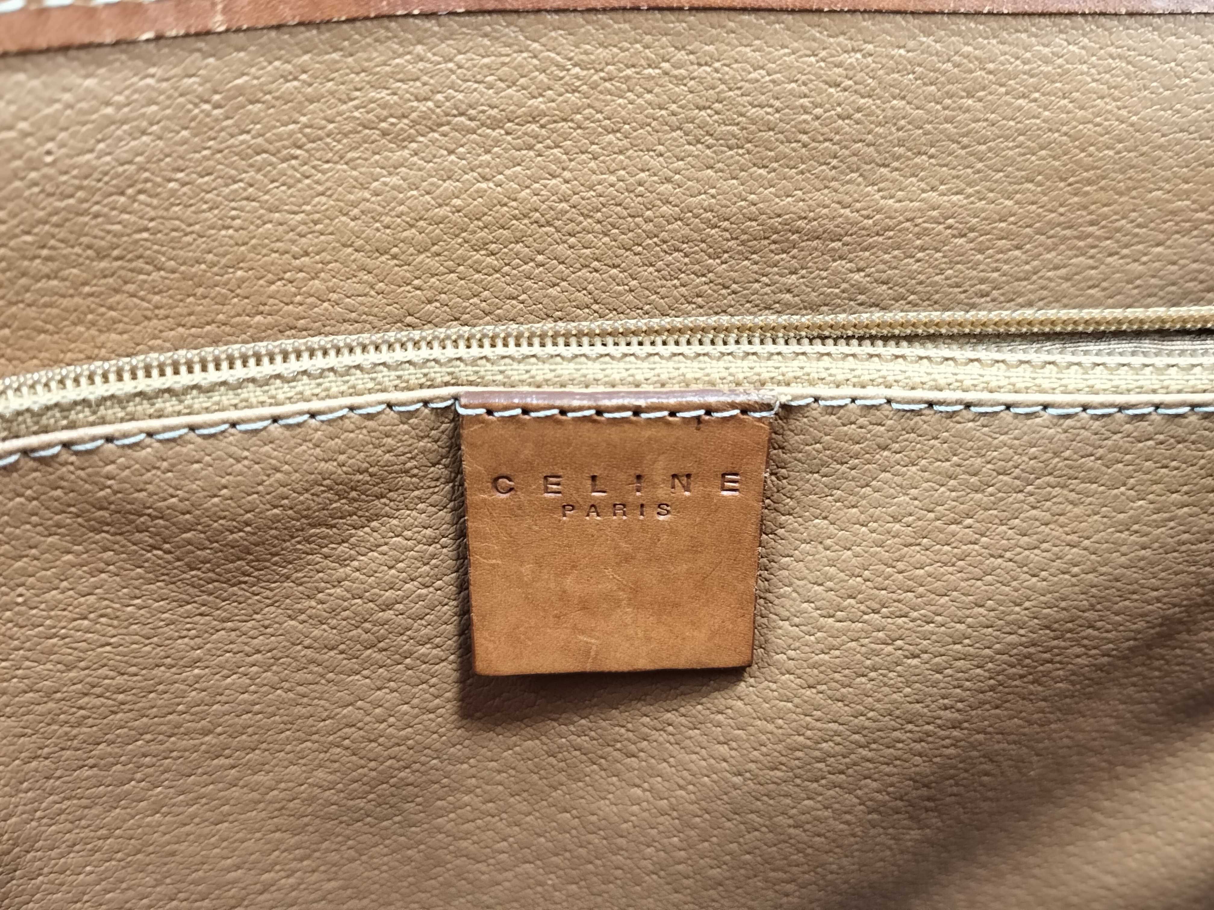 Macadam Pattern Bucket Tote Shoulder Bag — view 11