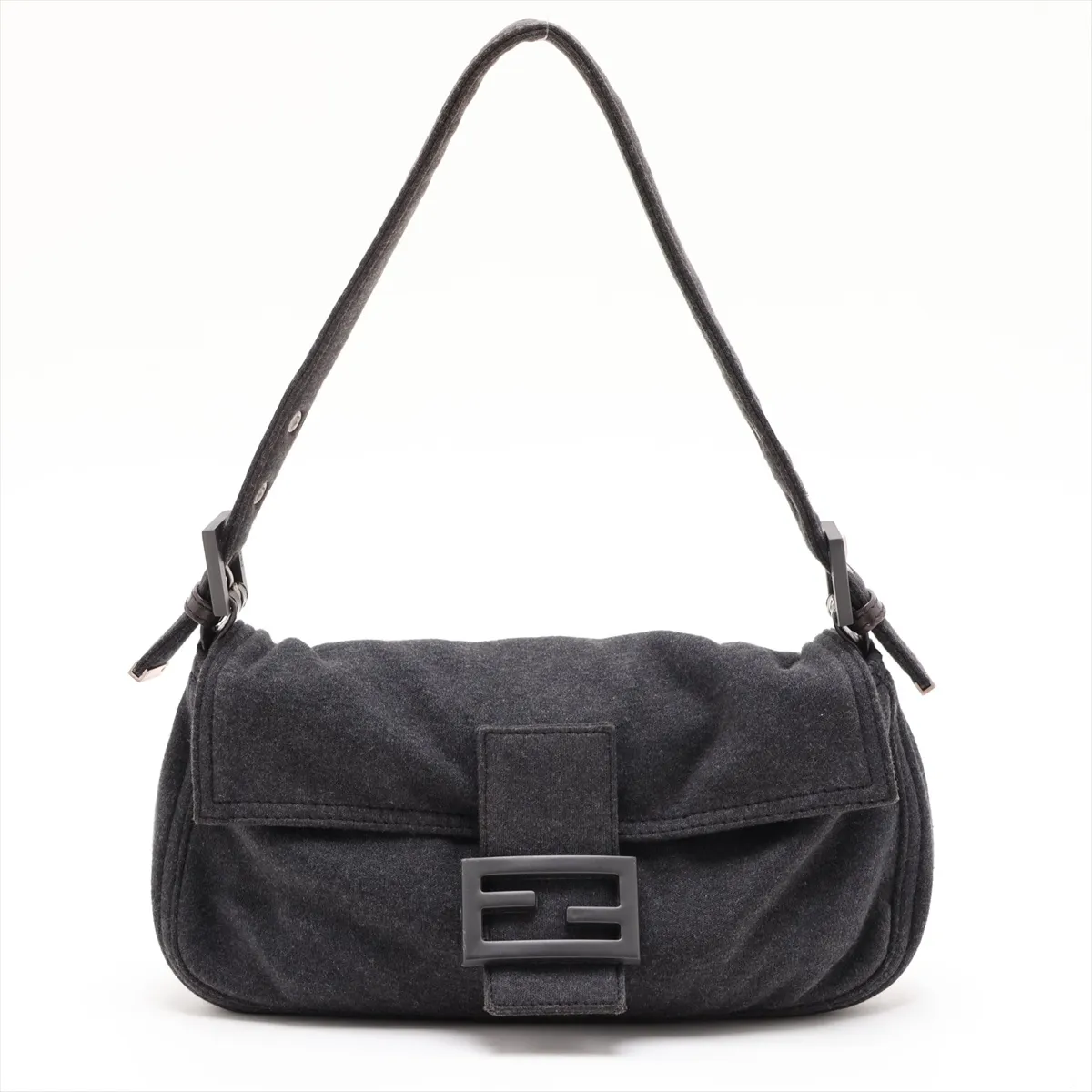 Mamma Bucket 26424 Cotton Shoulder Bag, Gray