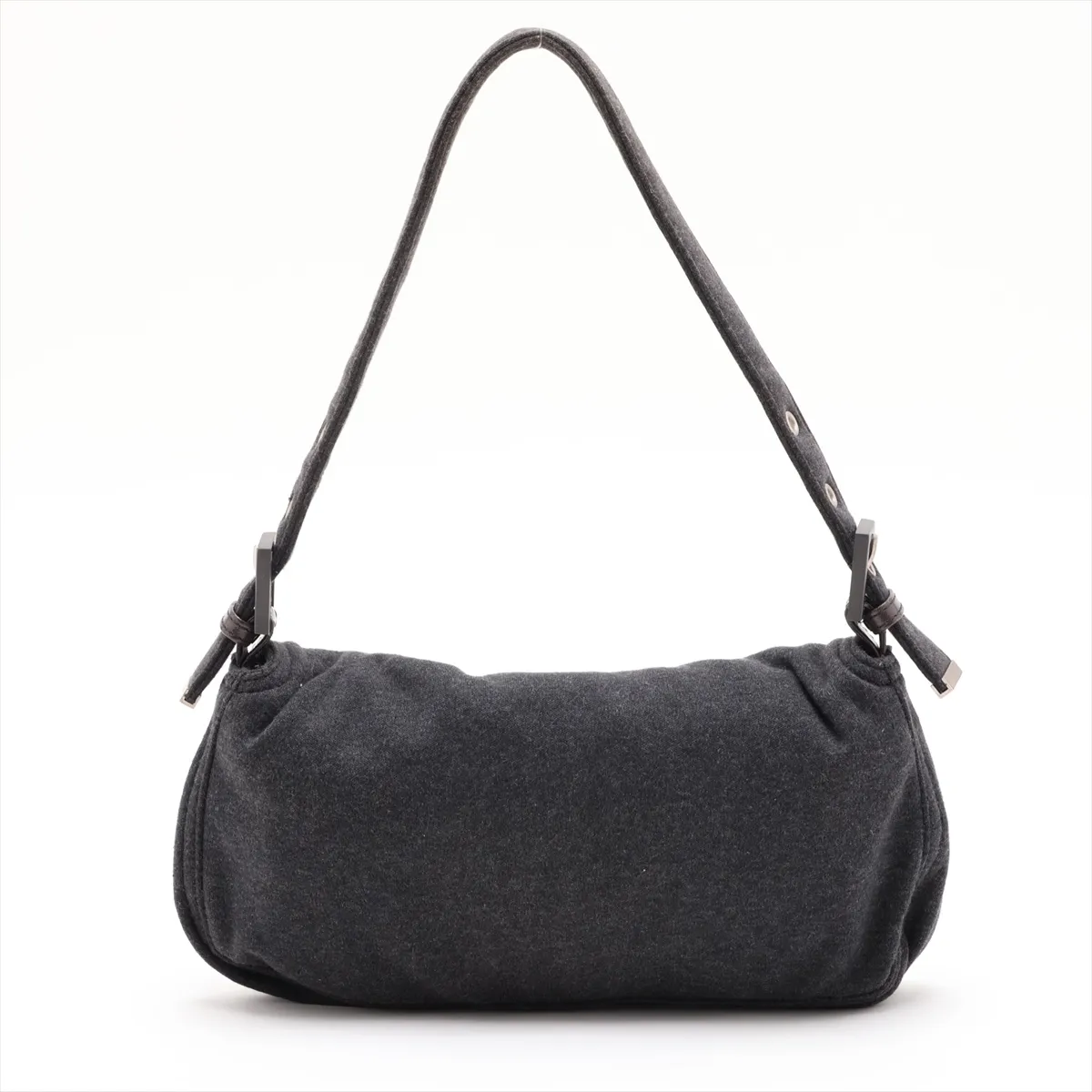 Mamma Bucket 26424 Cotton Shoulder Bag, Gray — view 2