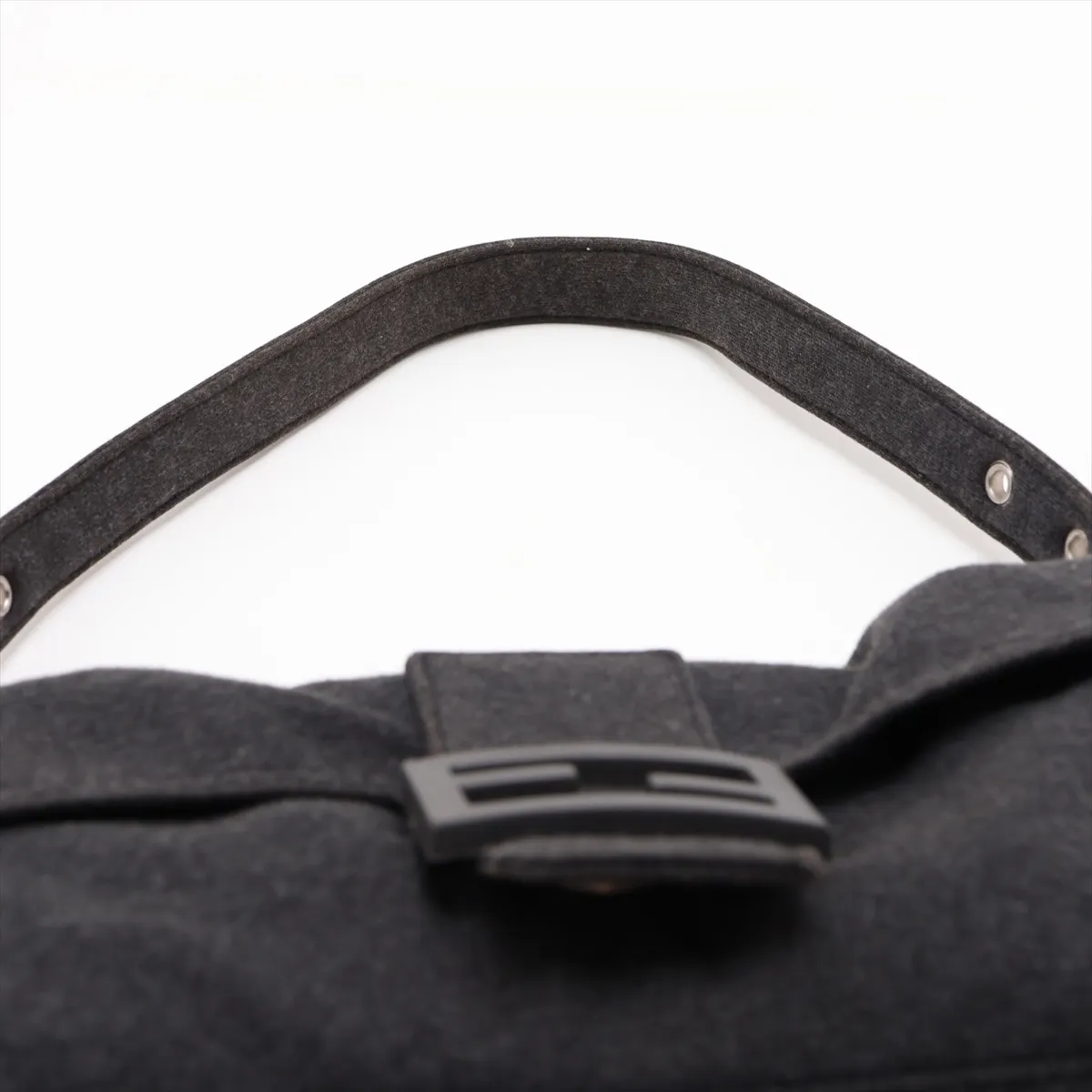Mamma Bucket 26424 Cotton Shoulder Bag, Gray — view 6