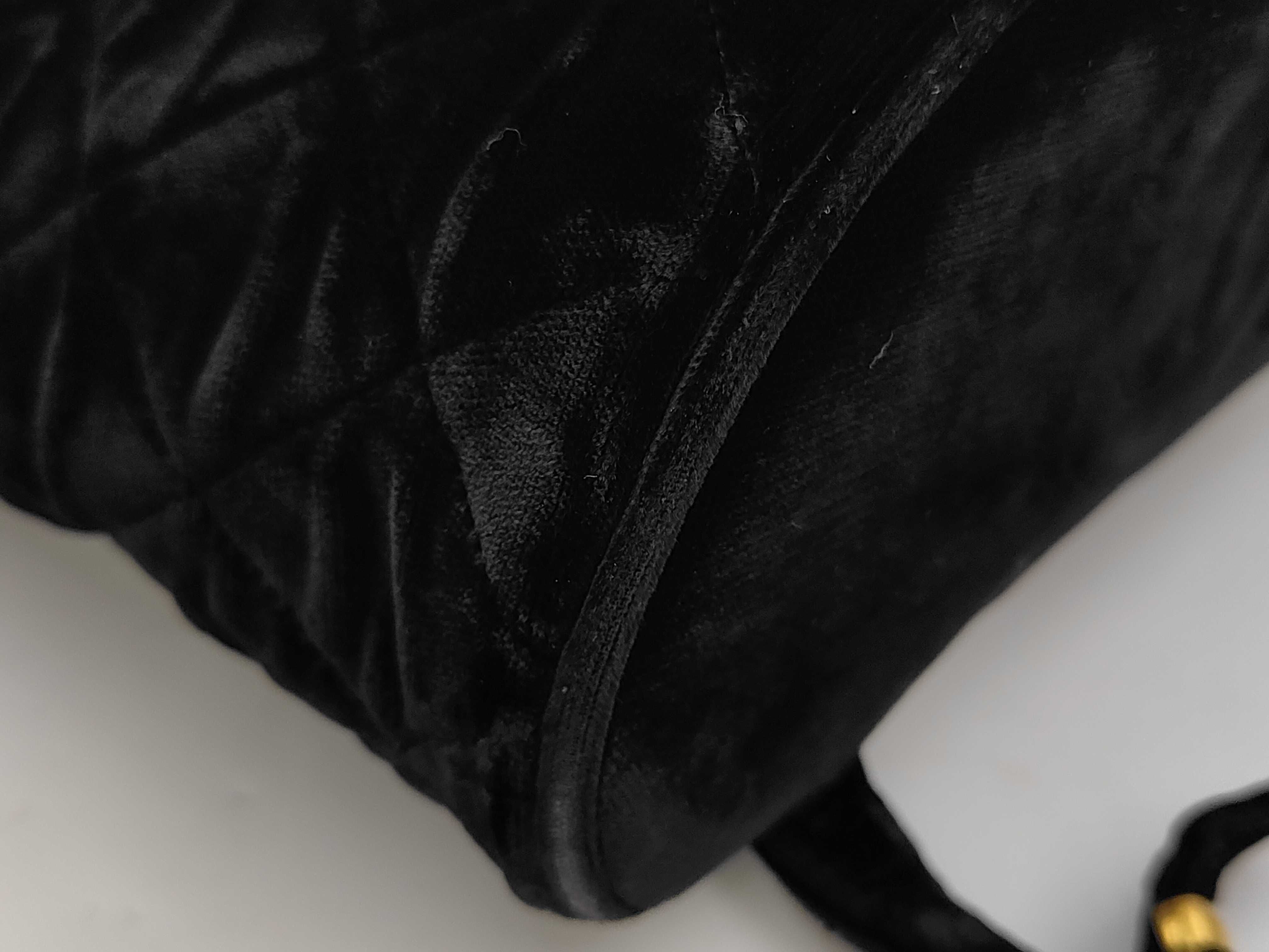 Velour Mini Backpack Rucksack Shoulder Bag — view 3