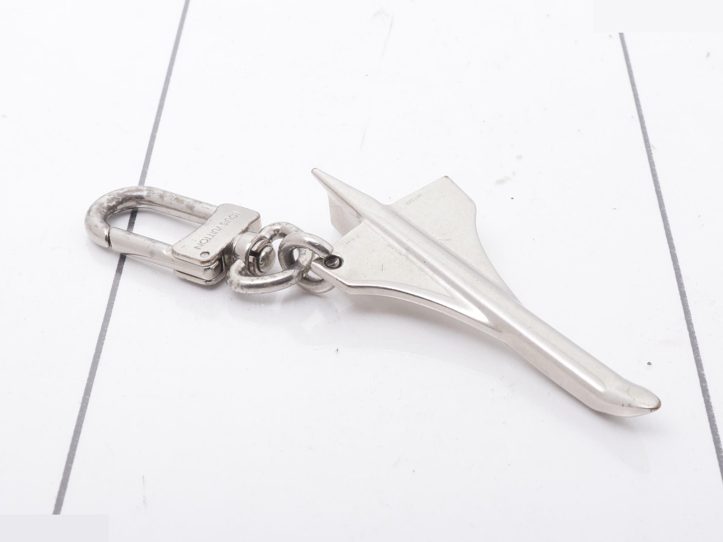 LV Keychain Charm Airplane Motif Key Chain — view 2