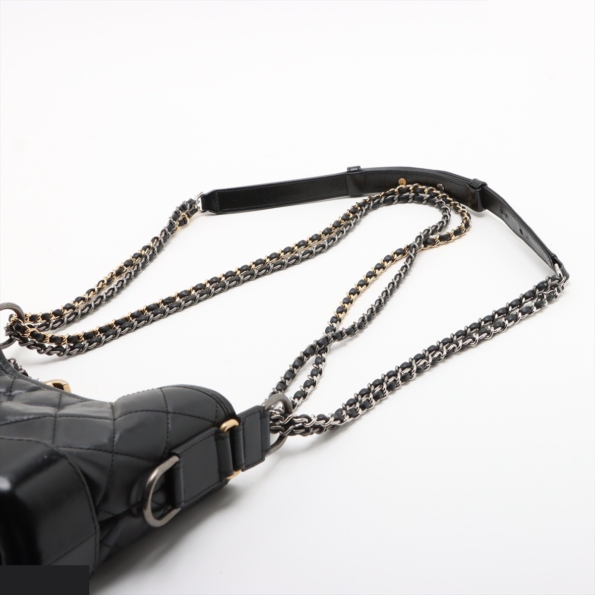 Gabrielle de Chanel Vintage Calfskin Chain Shoulder Bag — view 5