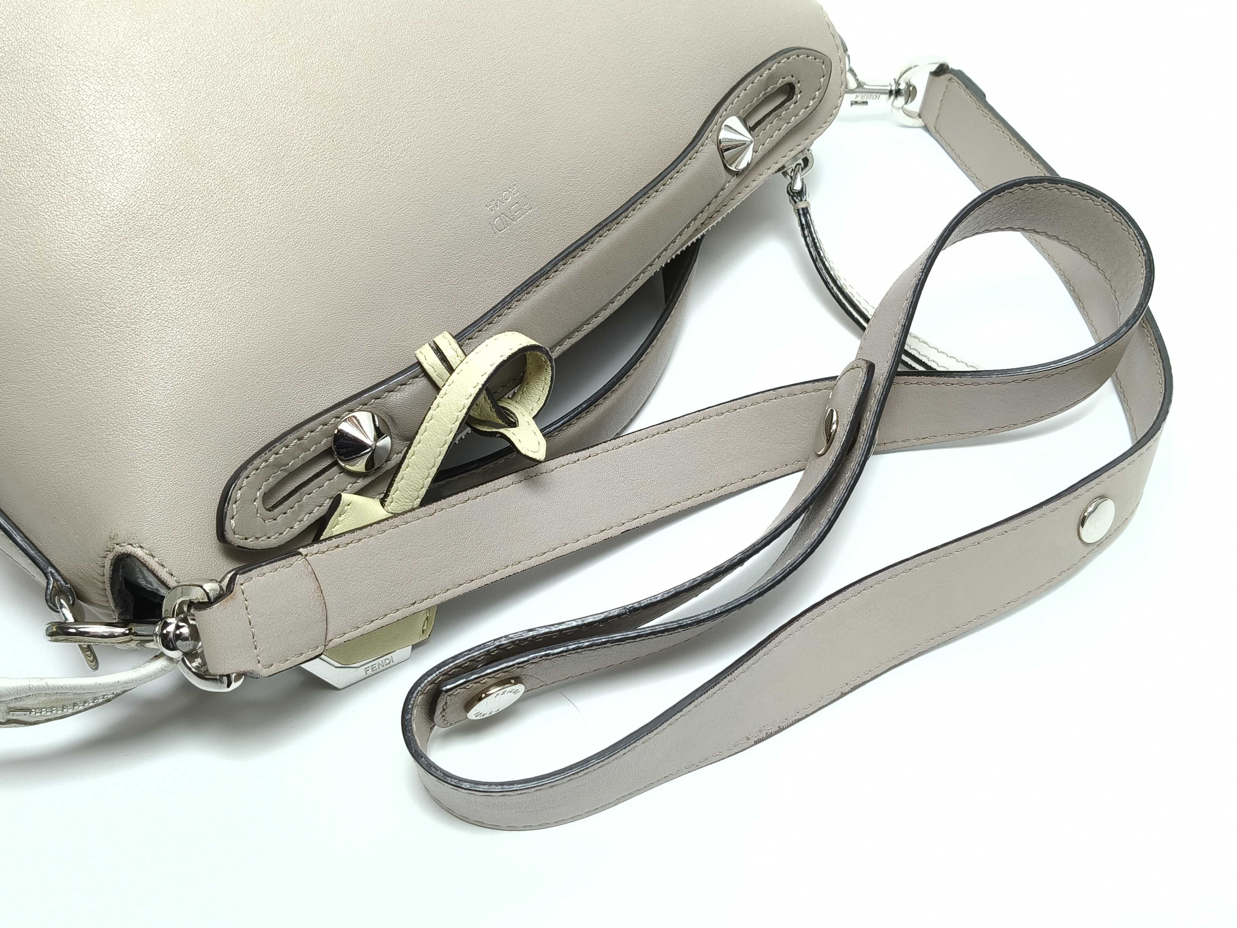 By The Way Medium Leather 2-Way Handbag, Beige, 8BL124 (Handbag) — view 3