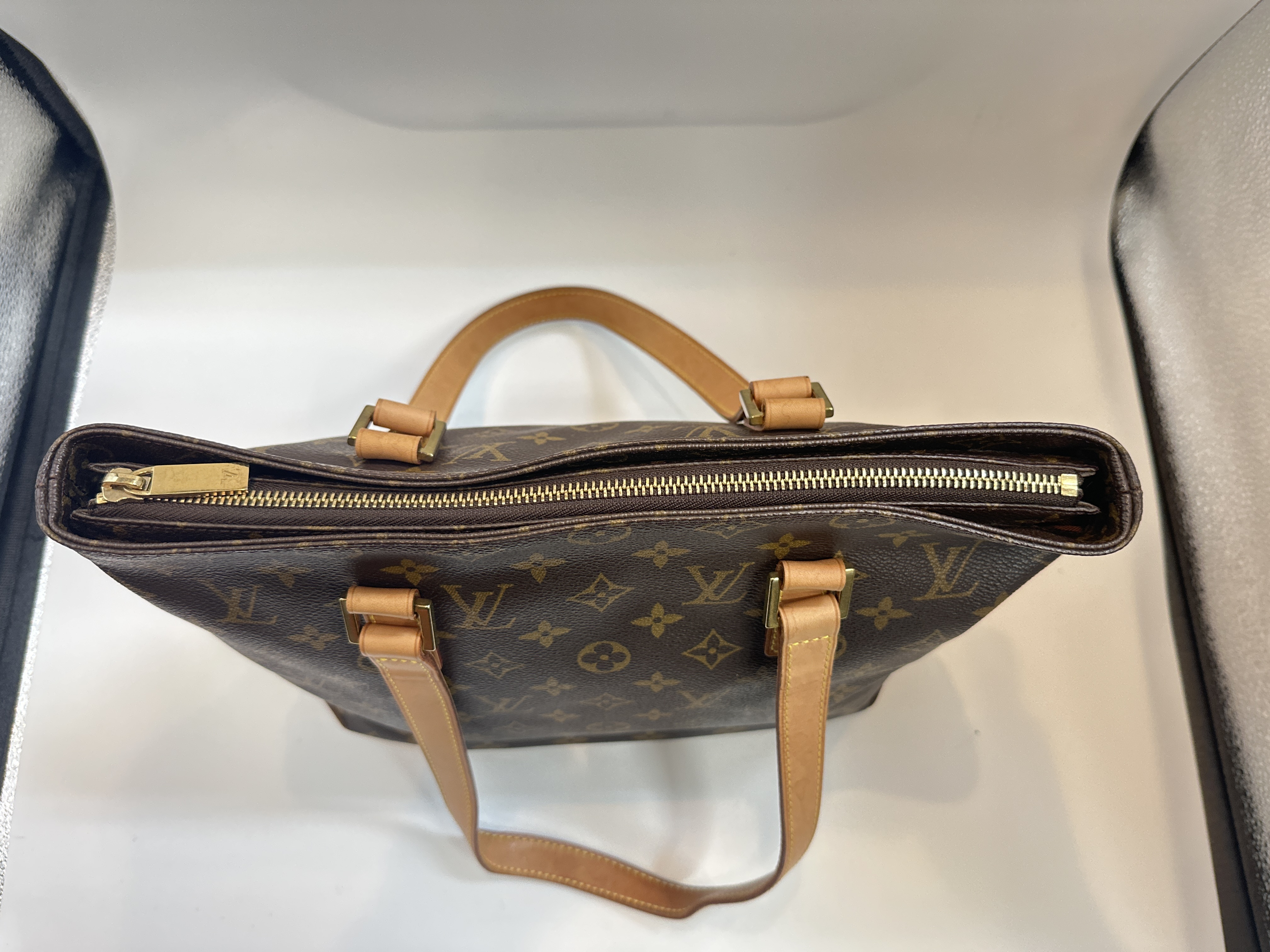 LV Monogram Cabas Piano Tote Bag — view 7