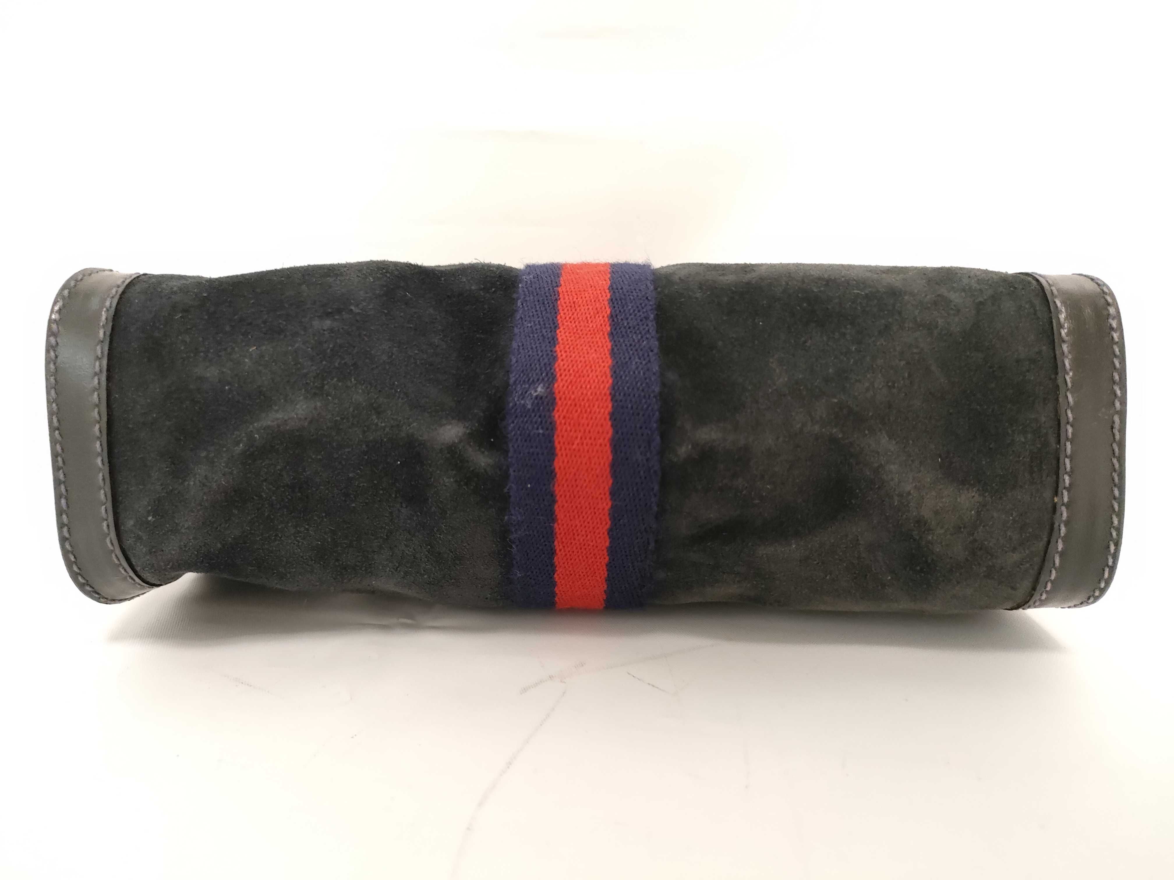 Clutch Bag, Sherry Line, Suede Clutch Bag — view 3