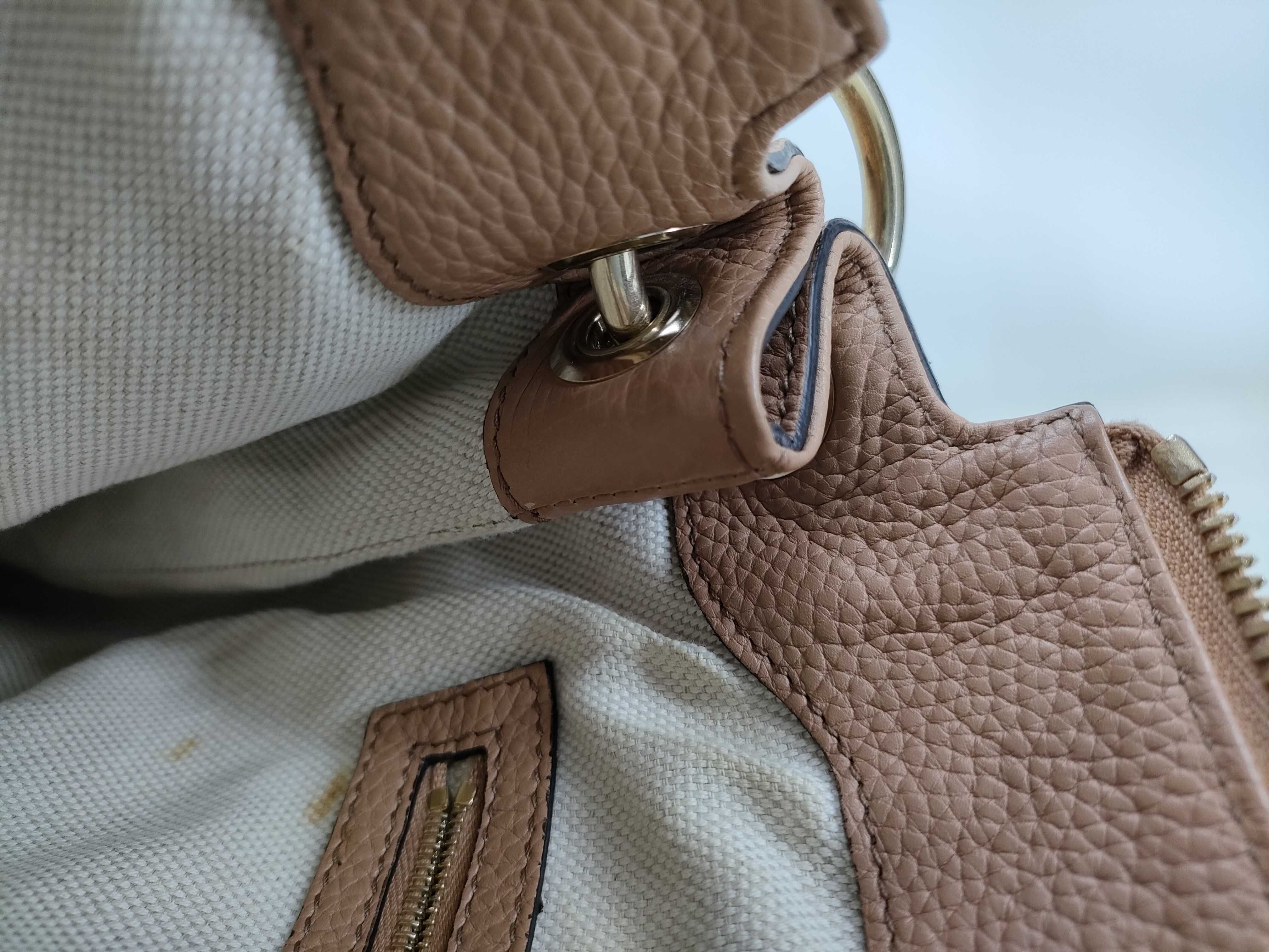 Soho 2-way Pink Beige Shoulder Bag — view 12