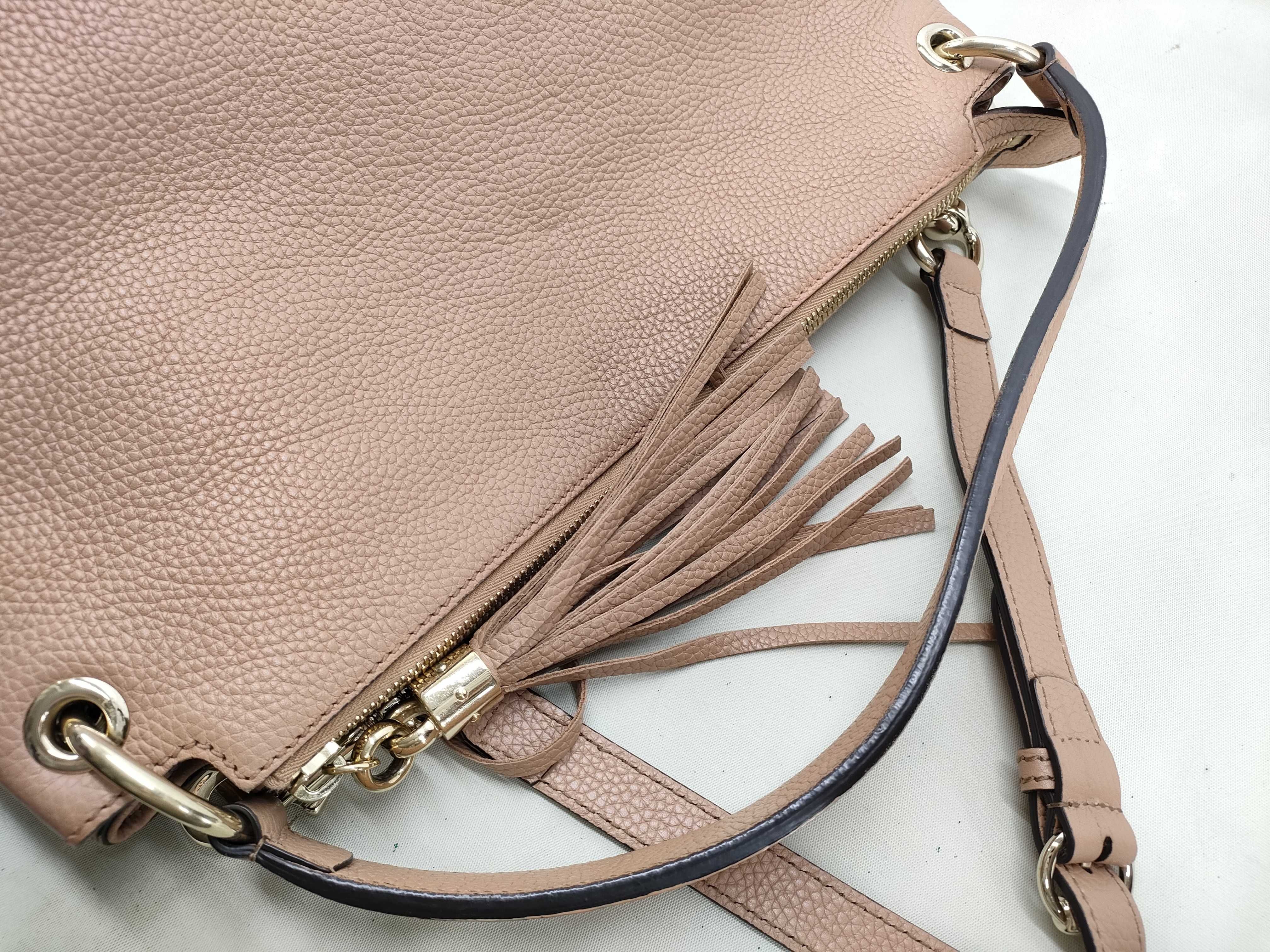 Soho 2-way Pink Beige Shoulder Bag — view 6