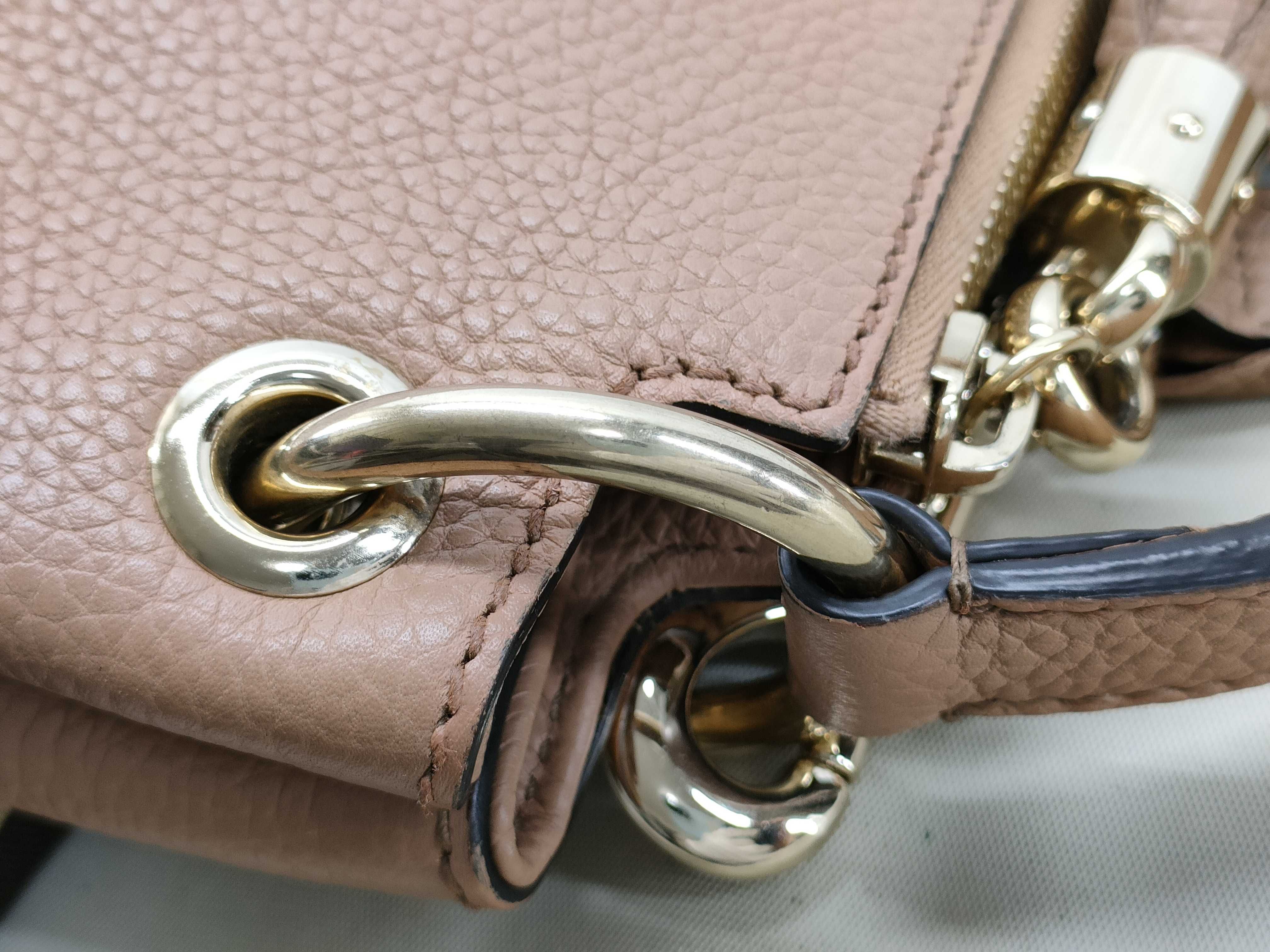 Soho 2-way Pink Beige Shoulder Bag — view 7