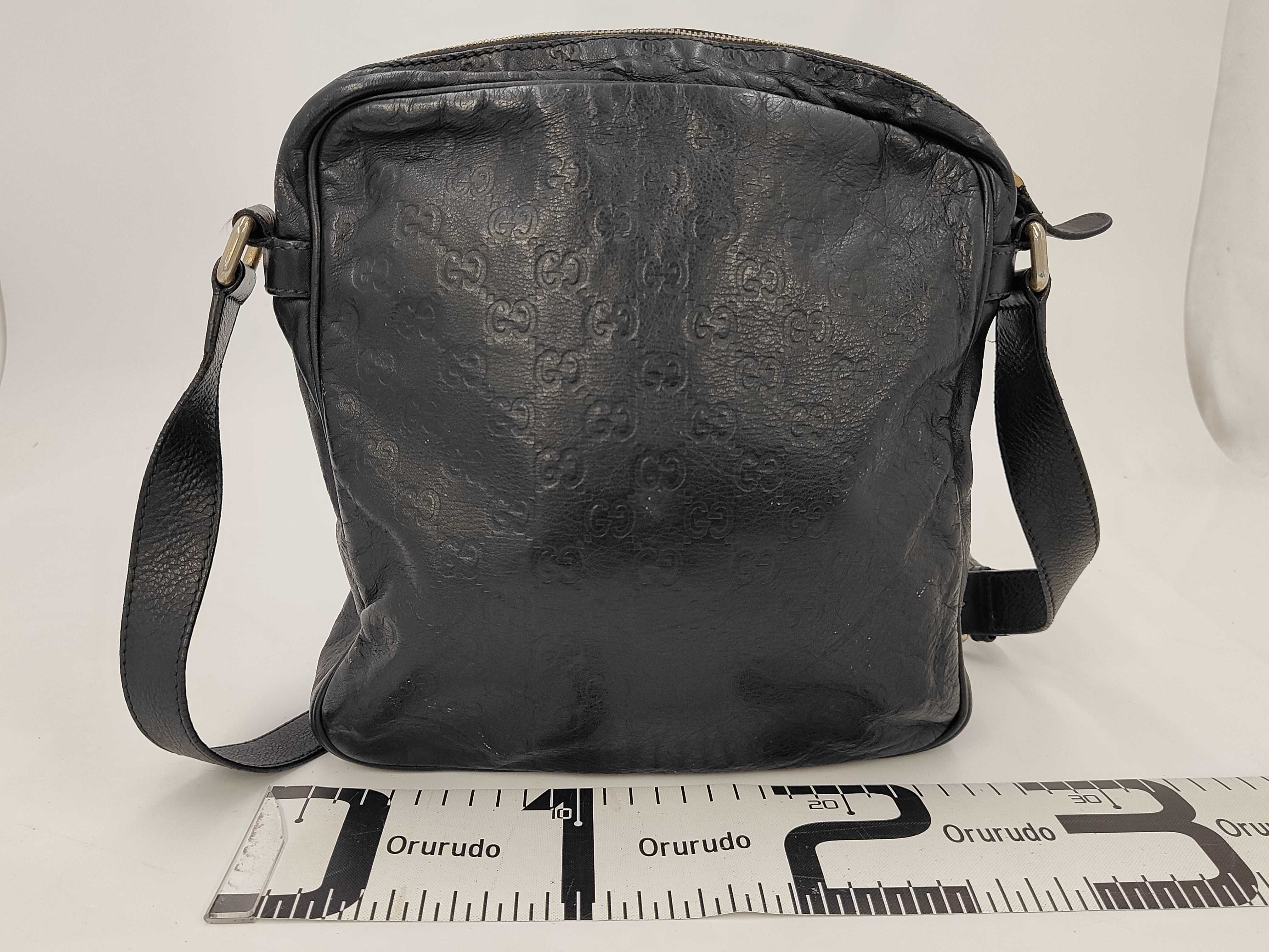 Guccissima Shoulder Bag, Black, 201448 — view 2
