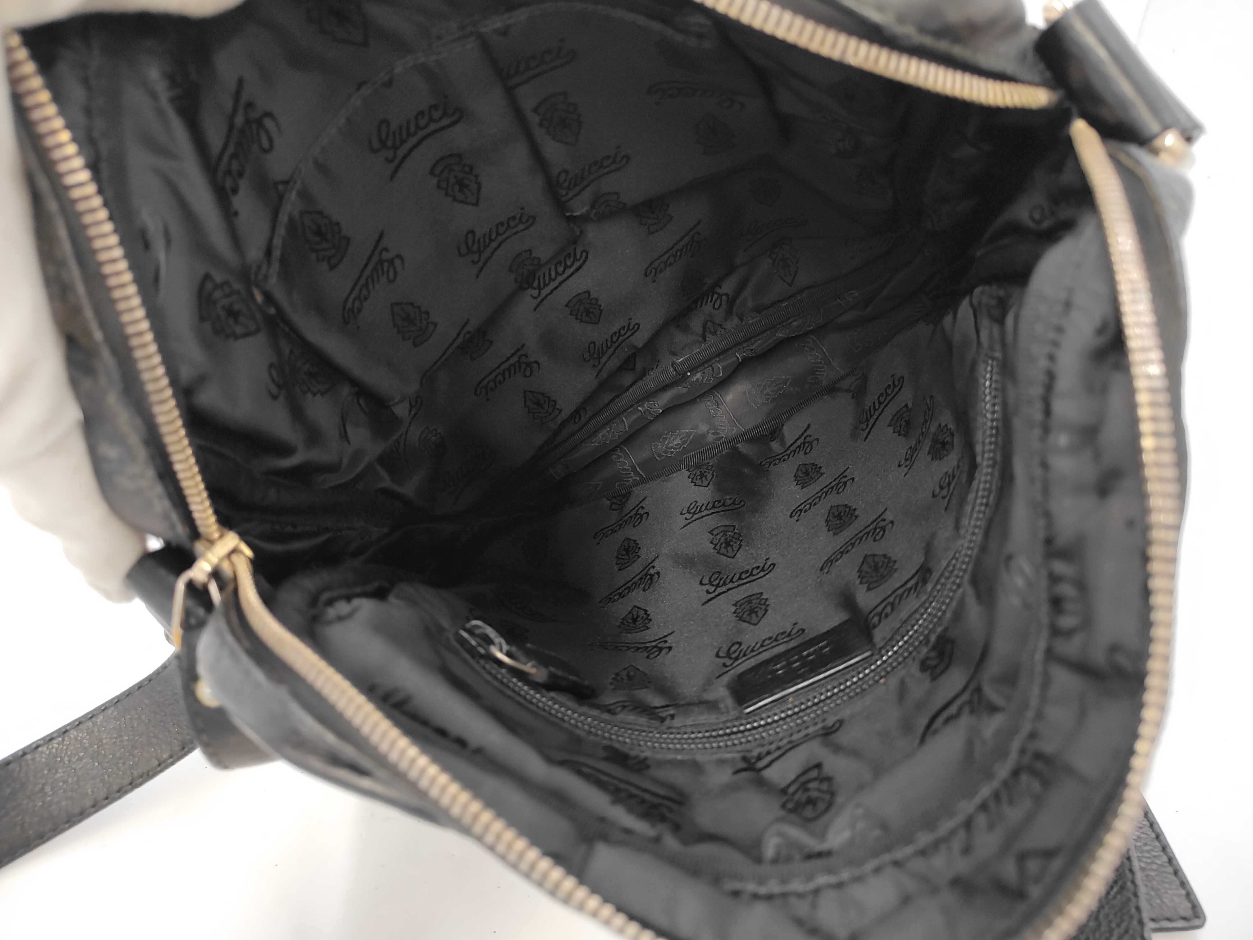 Guccissima Shoulder Bag, Black, 201448 — view 9