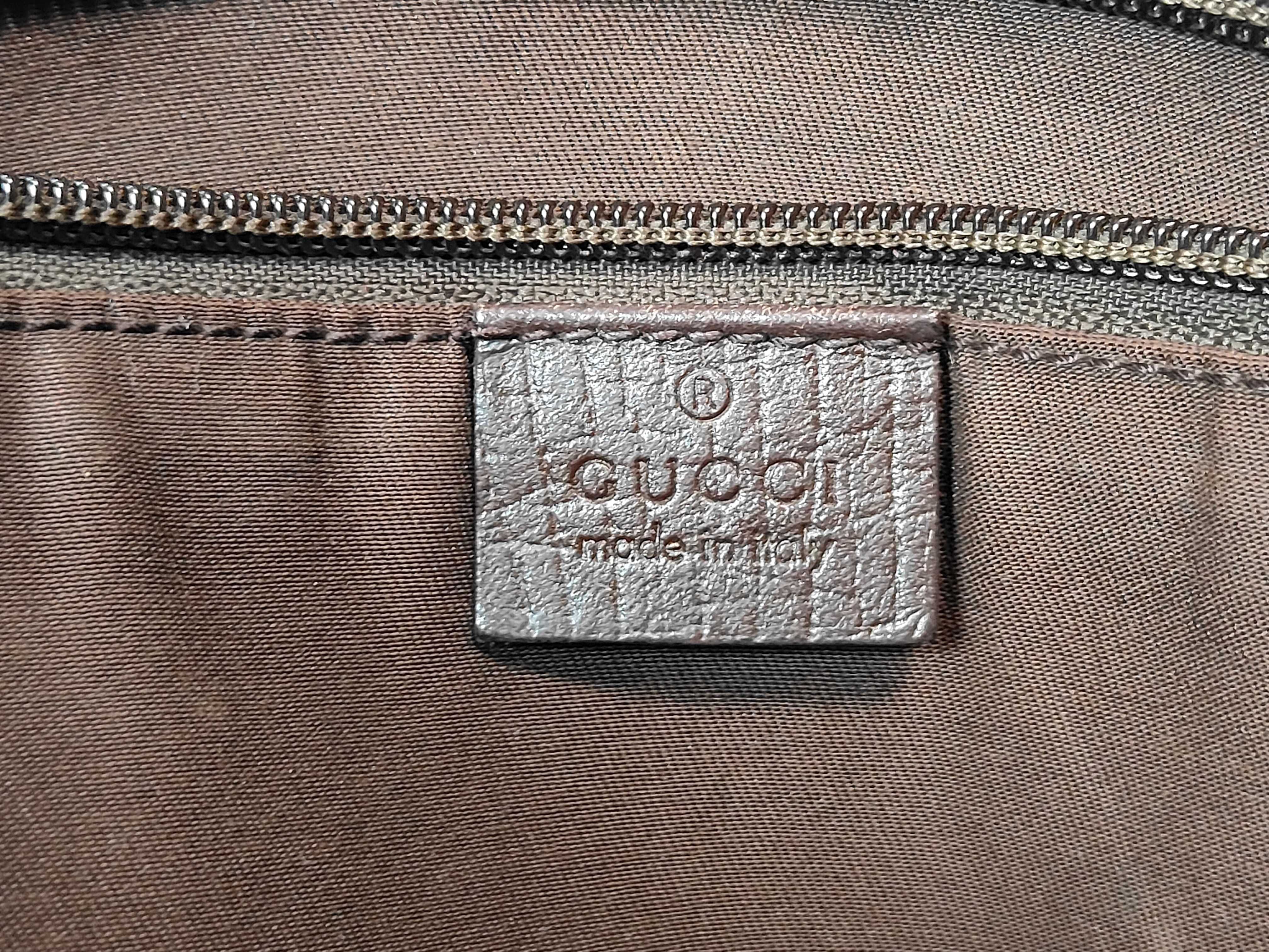 GG Supreme Shopper Bag Brown Tote Bag — view 11