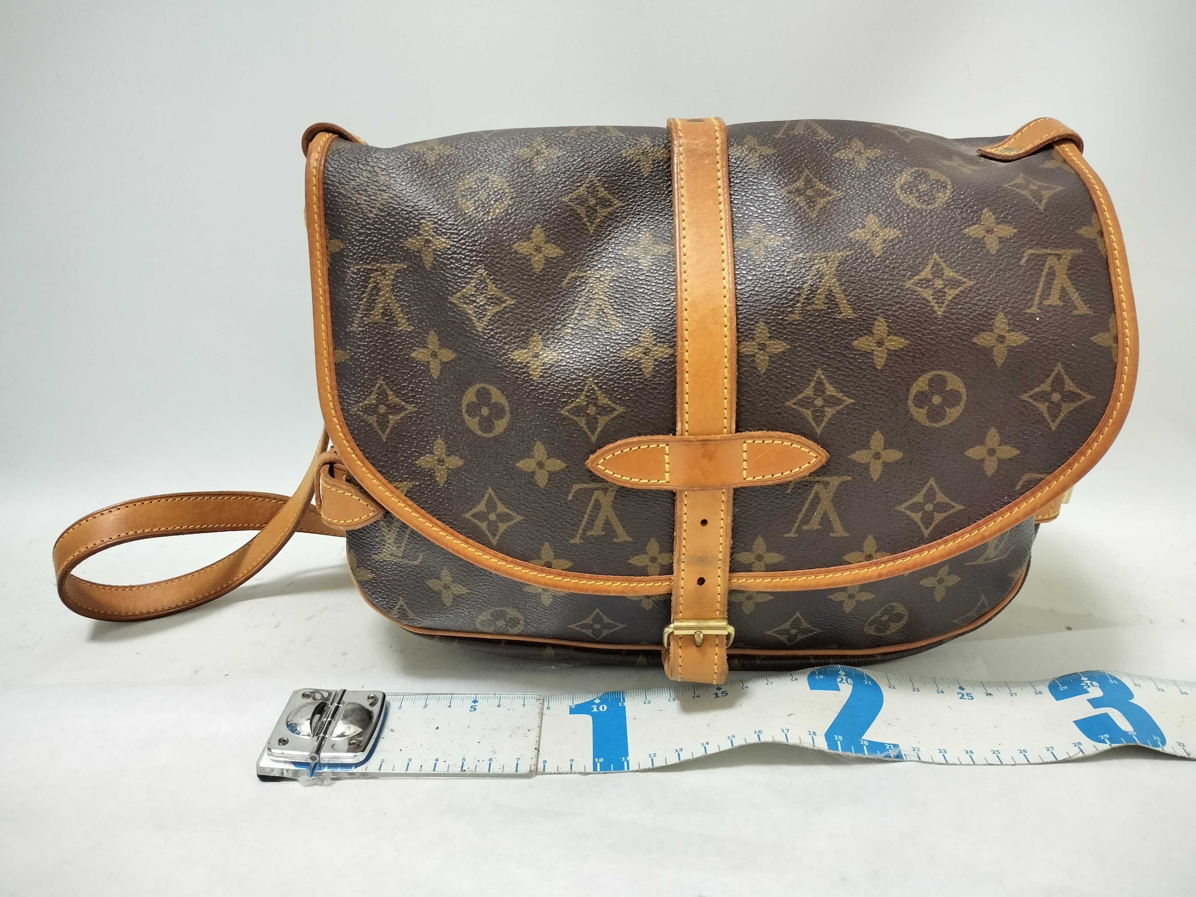 Monogram Vuitton Saumur Shoulder Bag — view 2