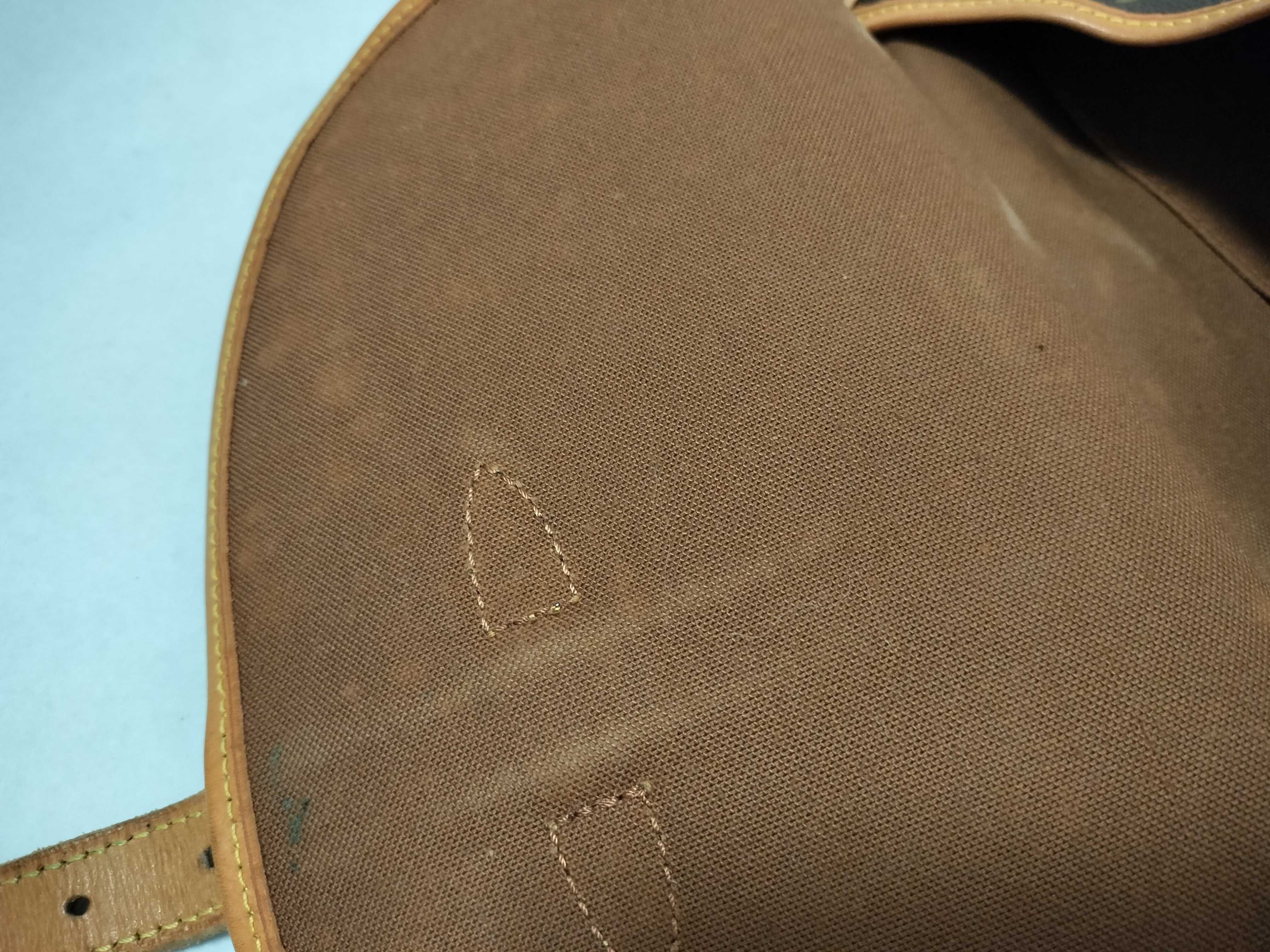 Monogram Vuitton Saumur Shoulder Bag — view 14