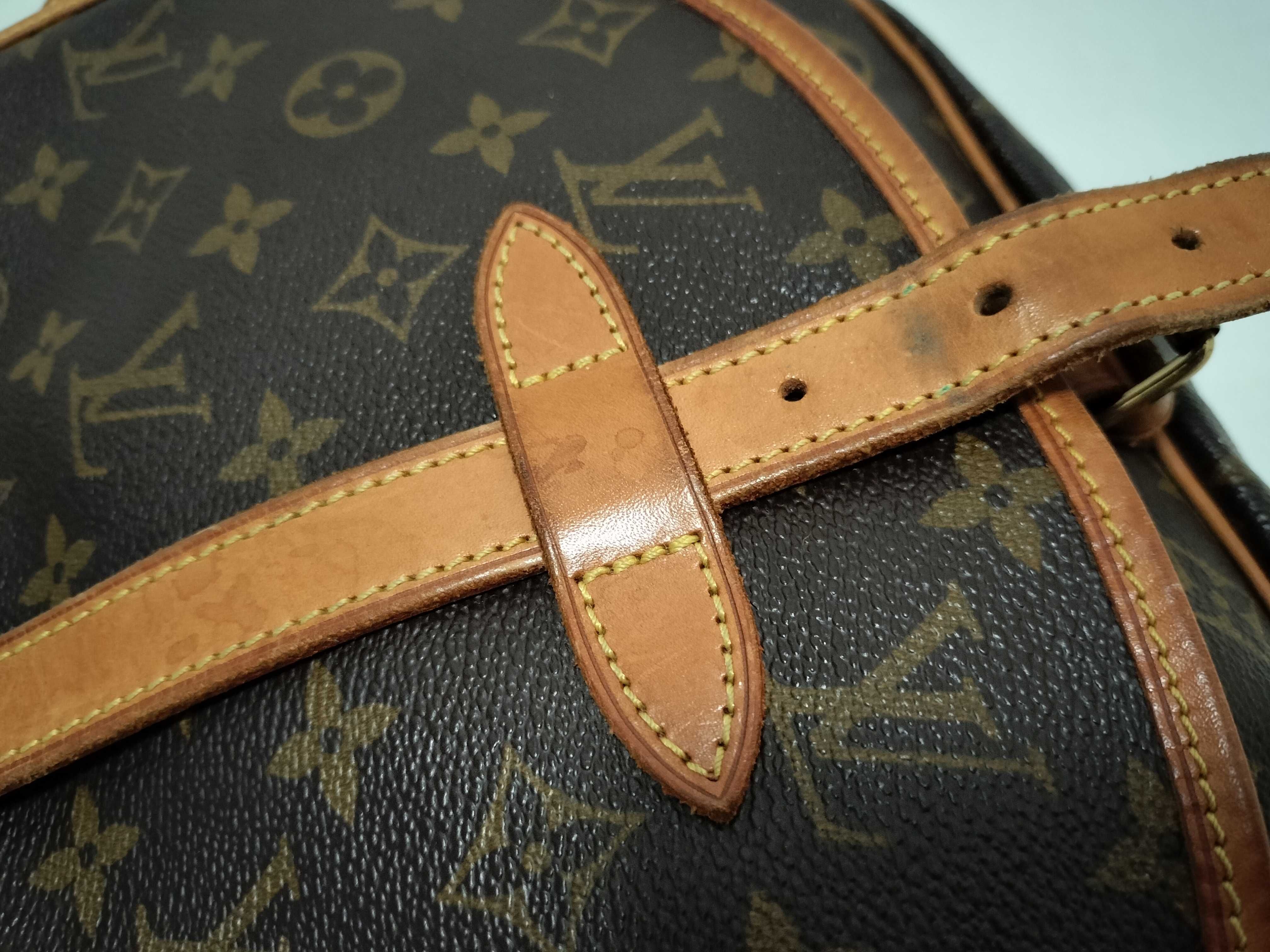 Monogram Vuitton Saumur Shoulder Bag — view 15