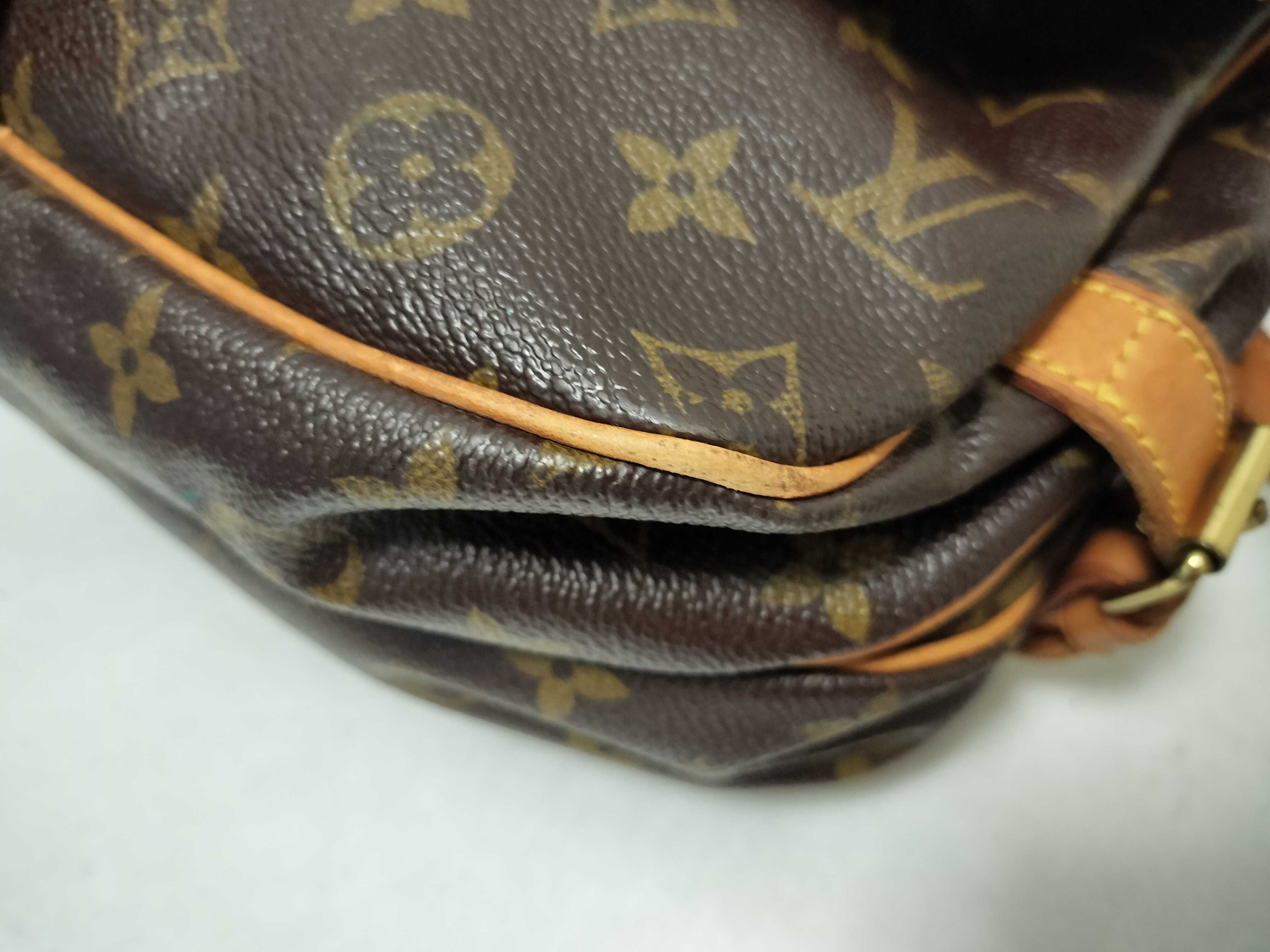 Monogram Vuitton Saumur Shoulder Bag — view 6
