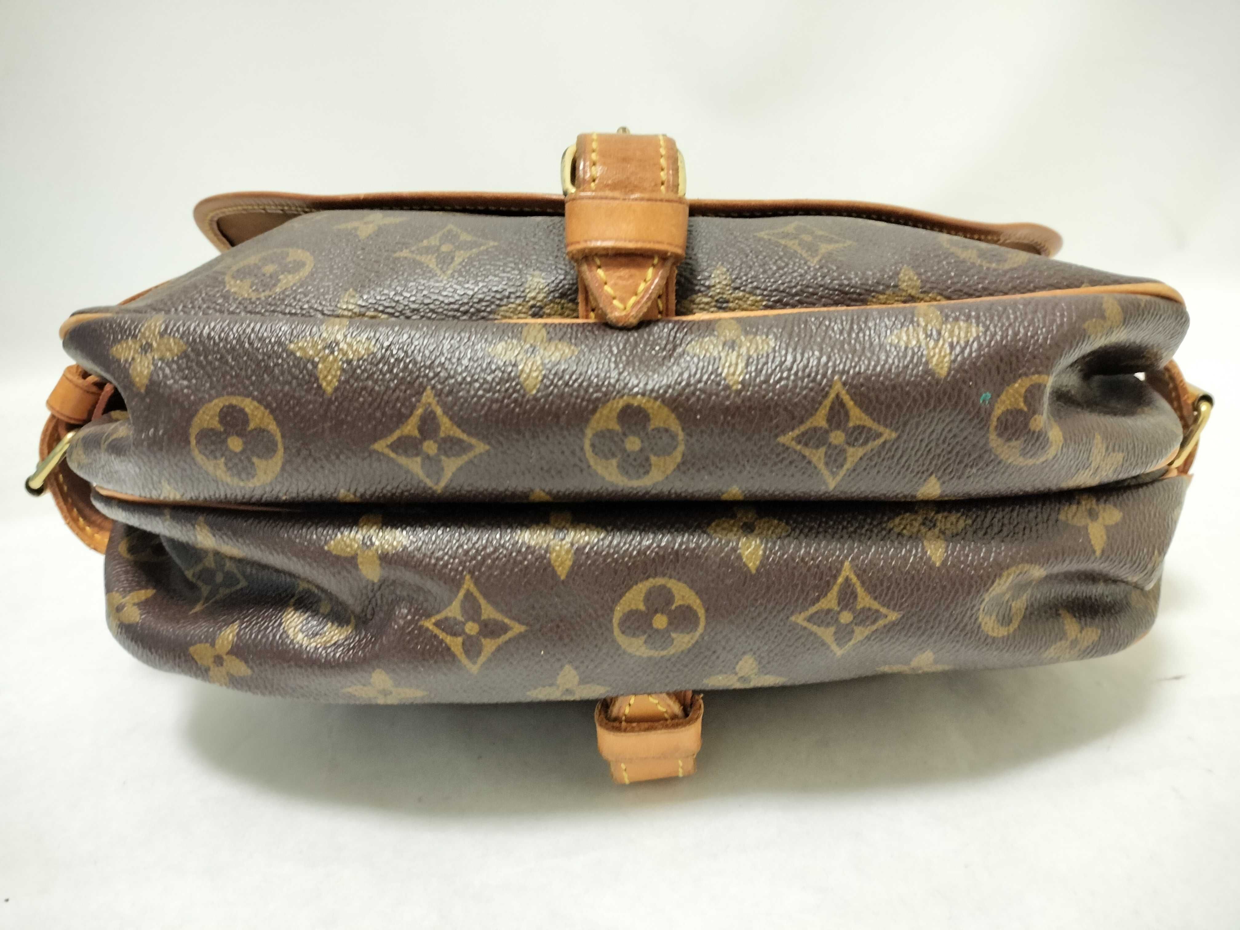 Monogram Vuitton Saumur Shoulder Bag — view 7