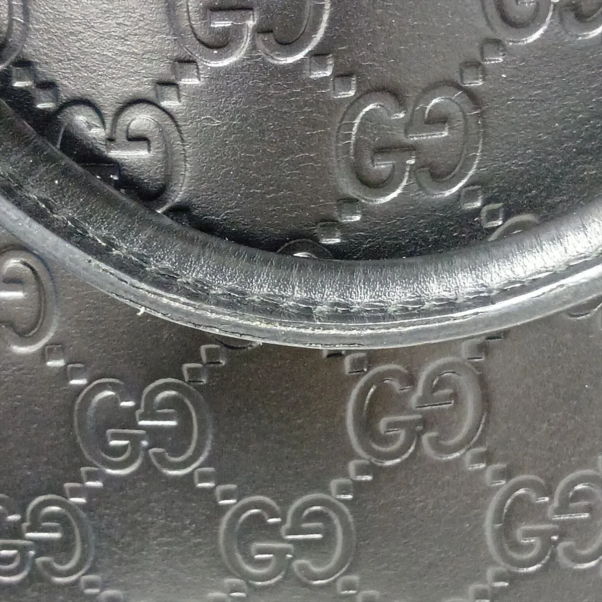 Guccissima Leather Handbag, Black — view 11