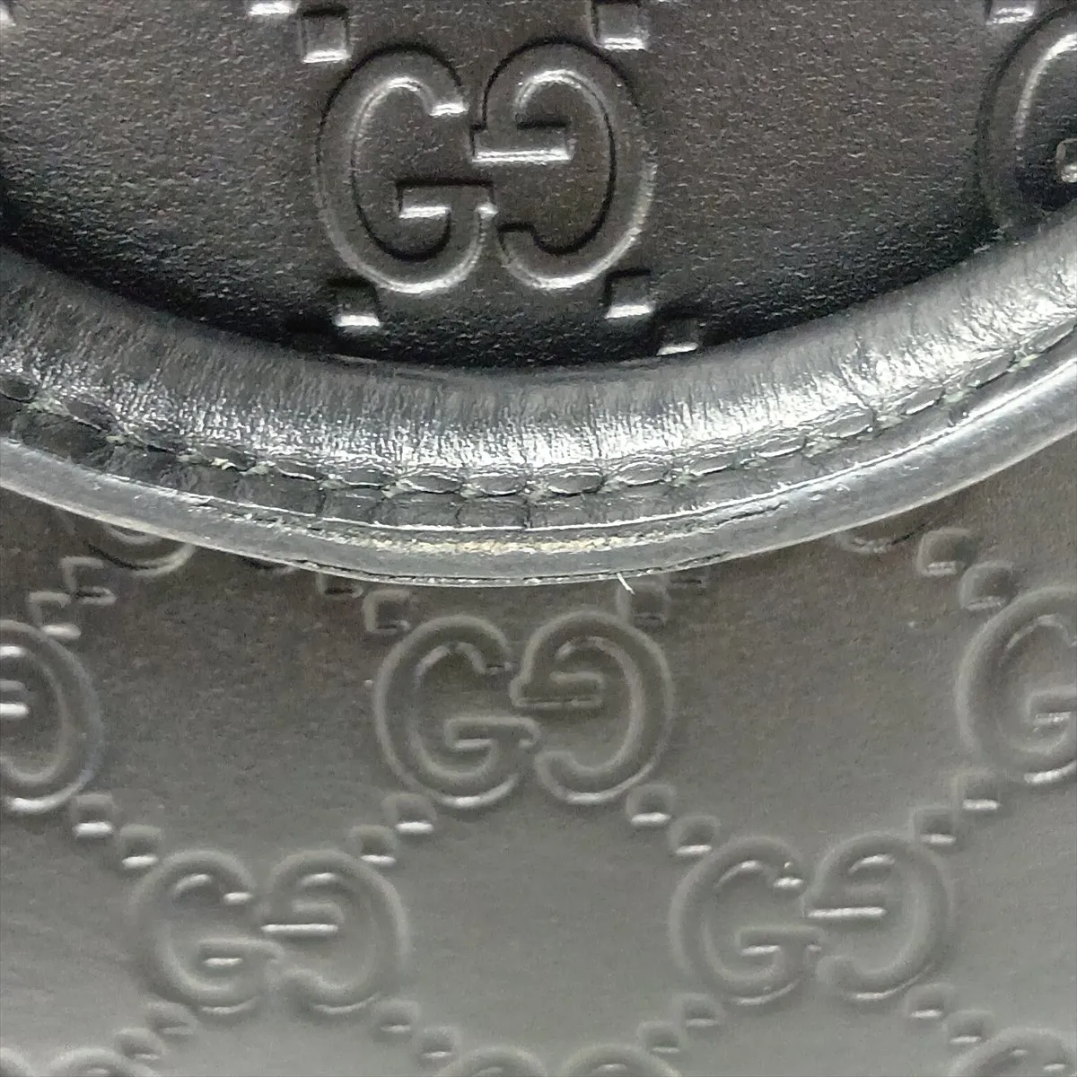 Guccissima Leather Handbag, Black — view 12