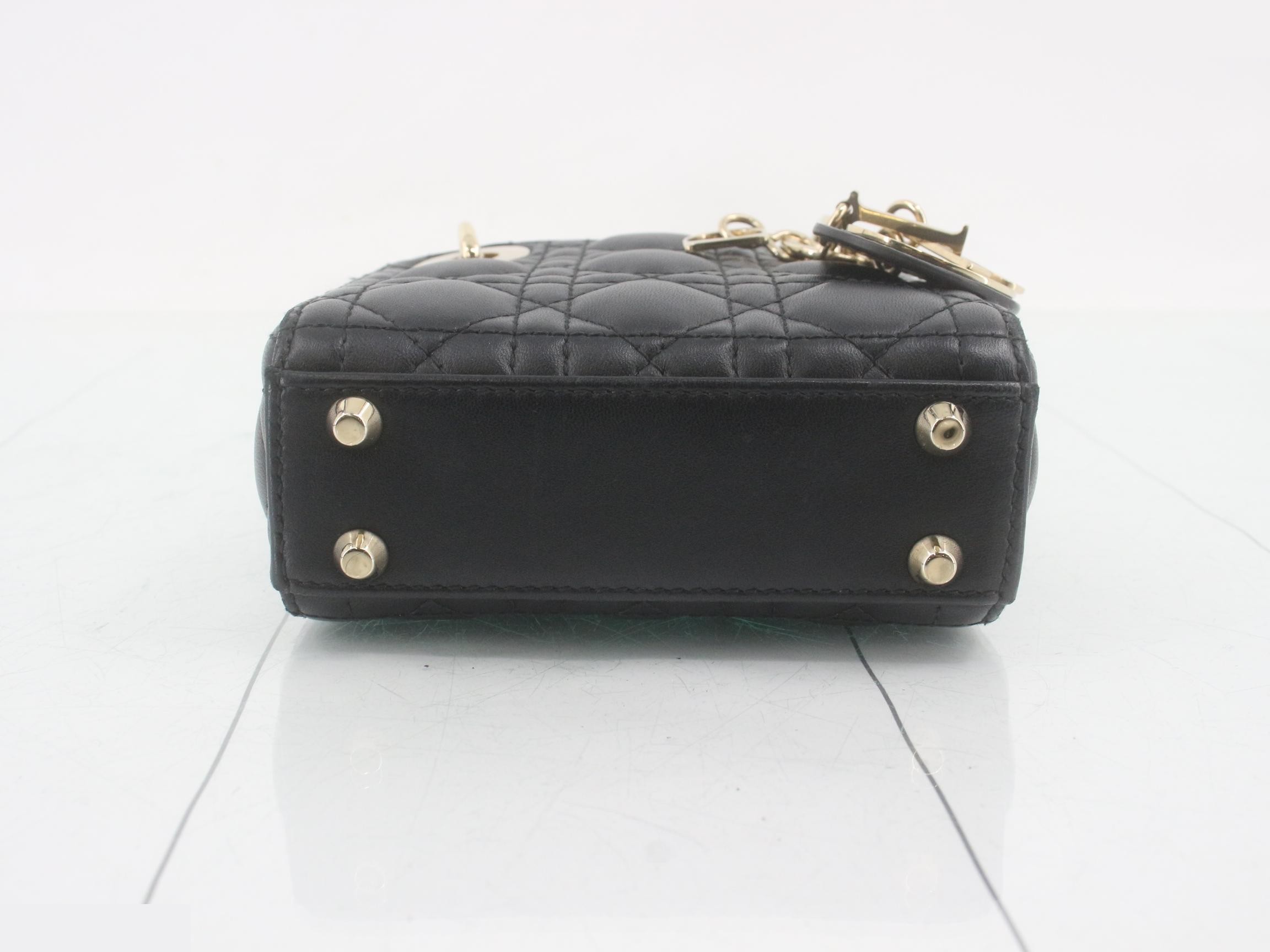 Lady Dior Micro 2-Way Handbag — view 3