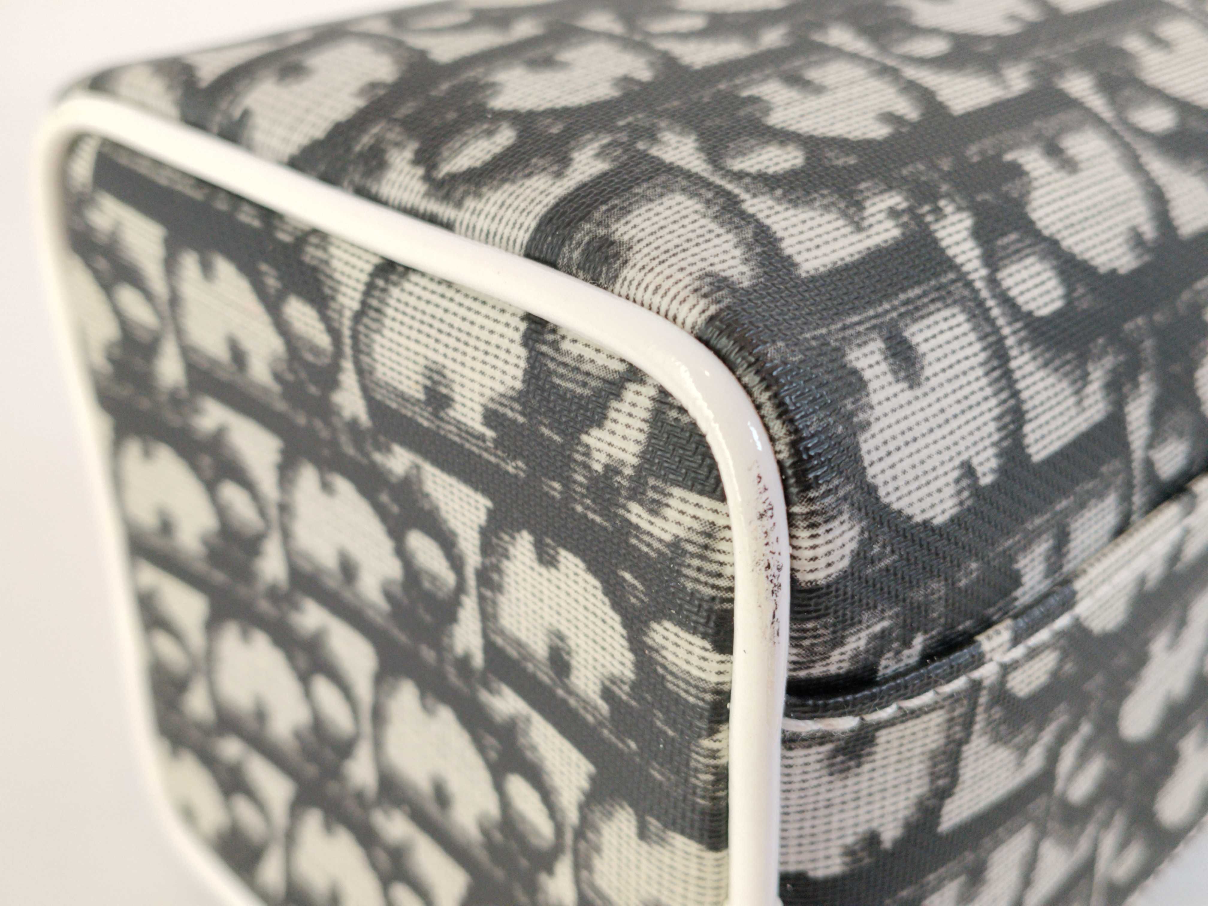 Trotter Christian Dior Trotter Canvas Vanity Bag — view 7