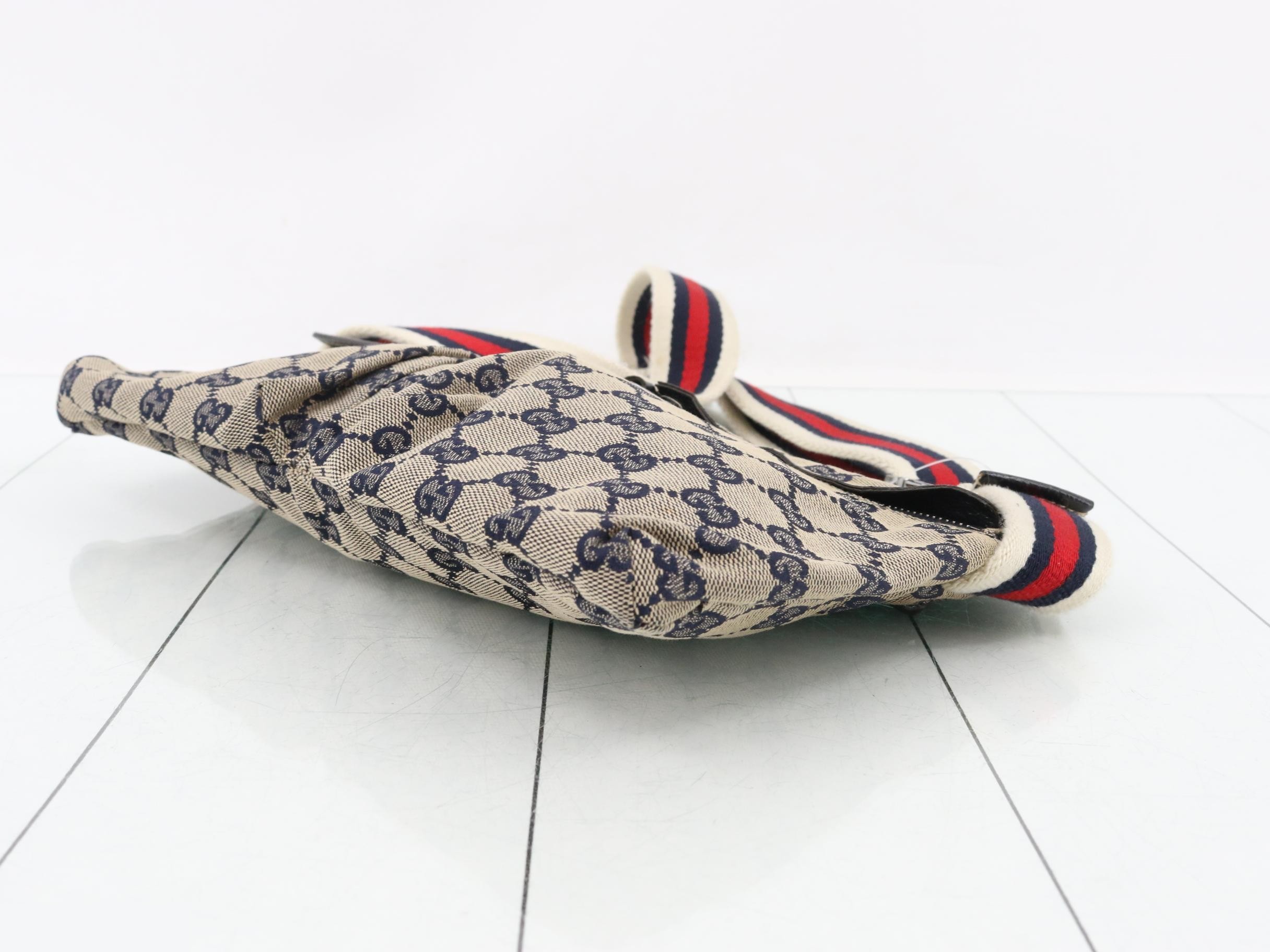 Canvas Waist Bag, Navy, Sherry, 28566, 002122 — view 6