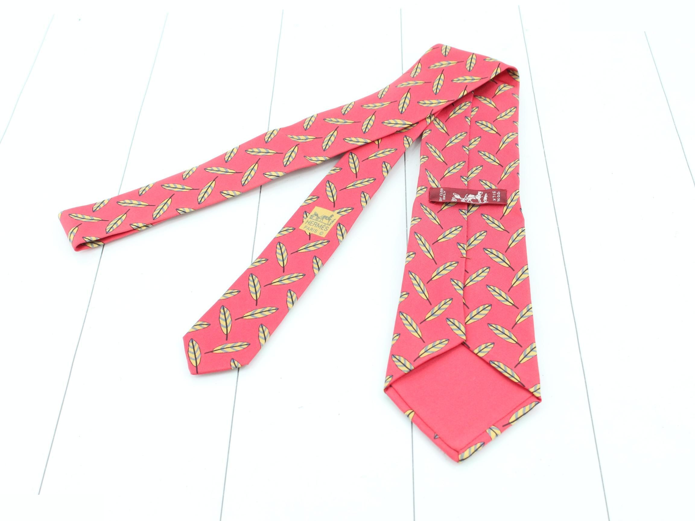 tie with feather — view 2