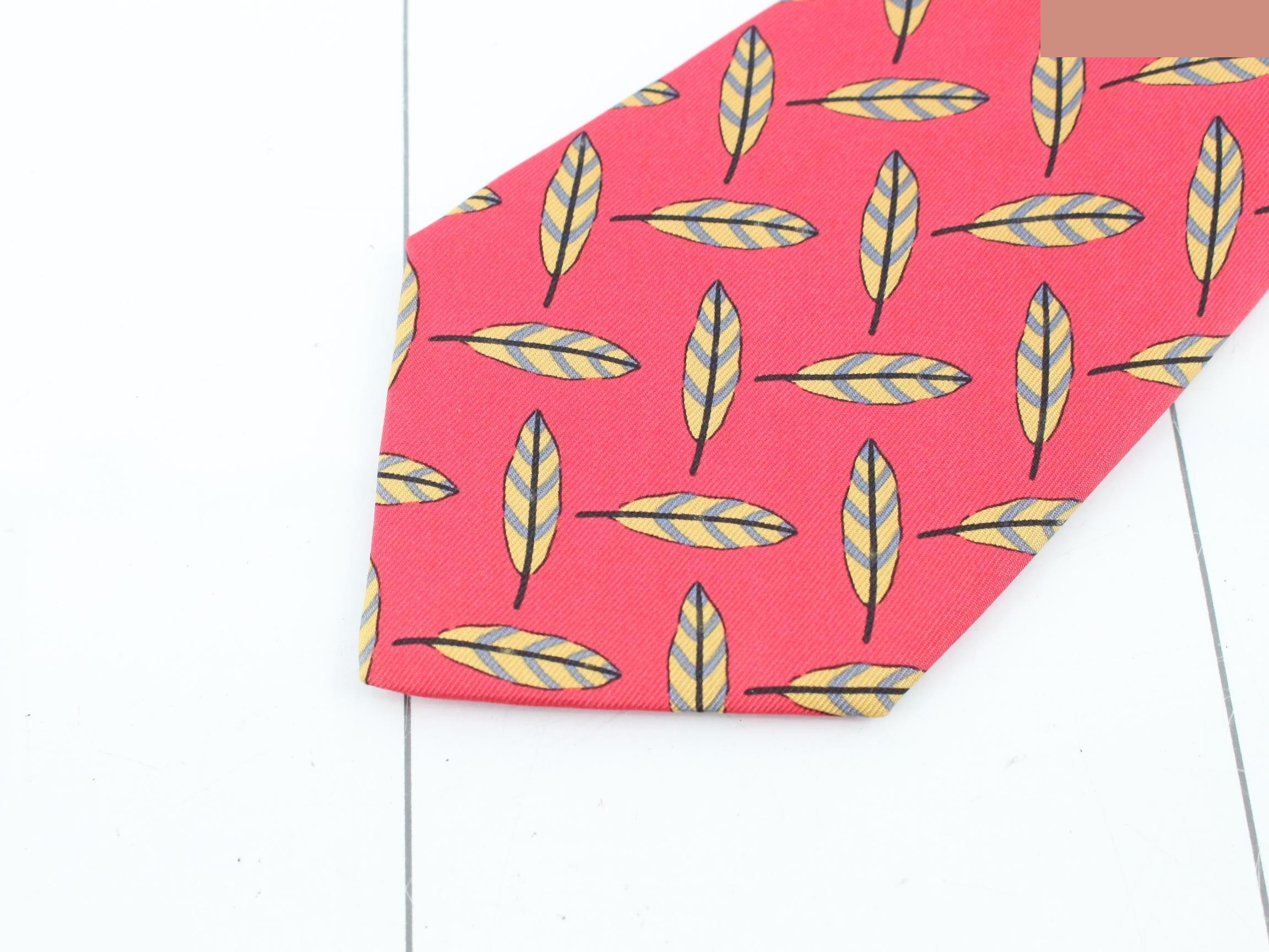 tie with feather — view 3