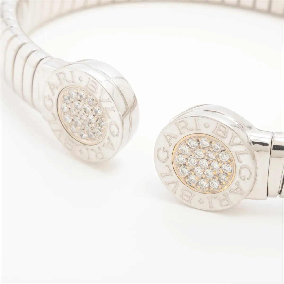 Tubogas Diamond Bracelet, Steel, 26.6g, — view 5