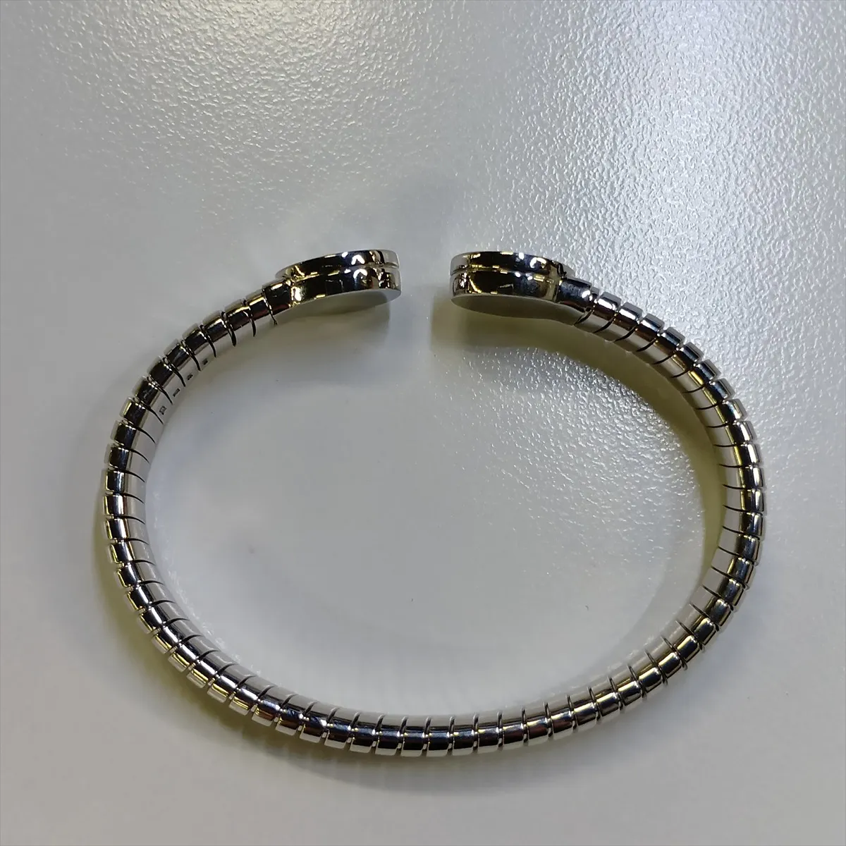 Tubogas Diamond Bracelet, Steel, 26.6g, — view 7