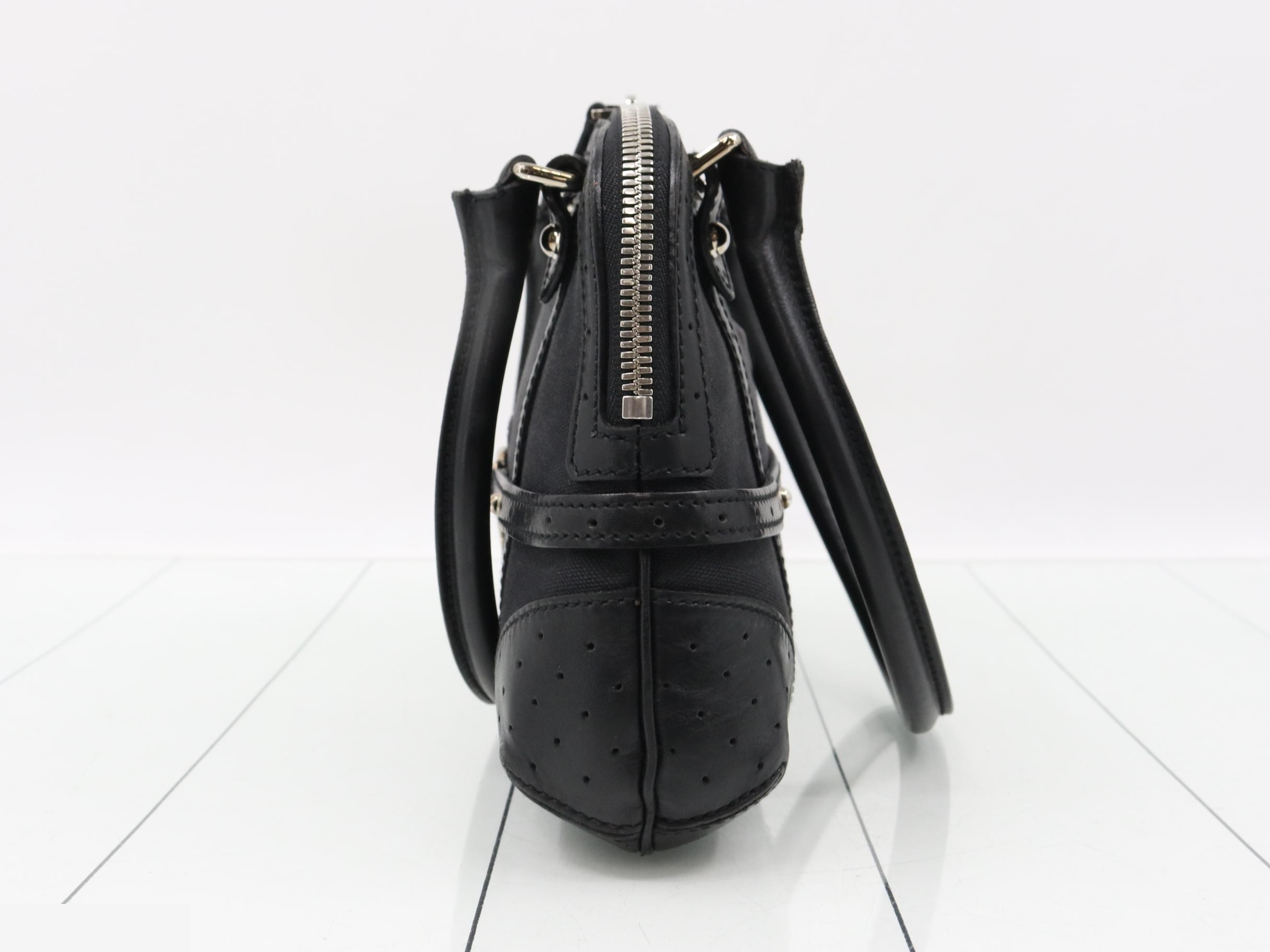 Interlocking canvas leather — view 3