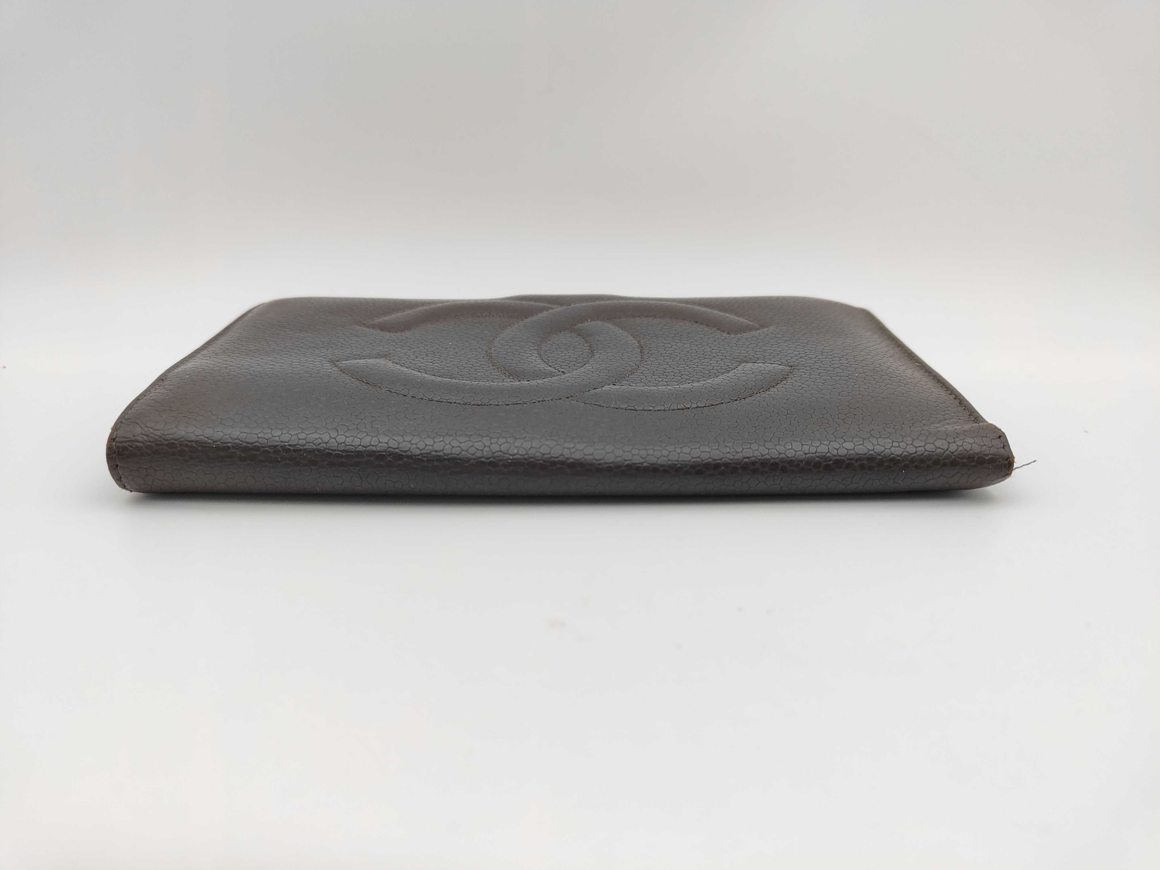 Long Wallet, Caviar Leather, Coco Mark, with Seal, Serial Number 5, Clasp Closure — view 3