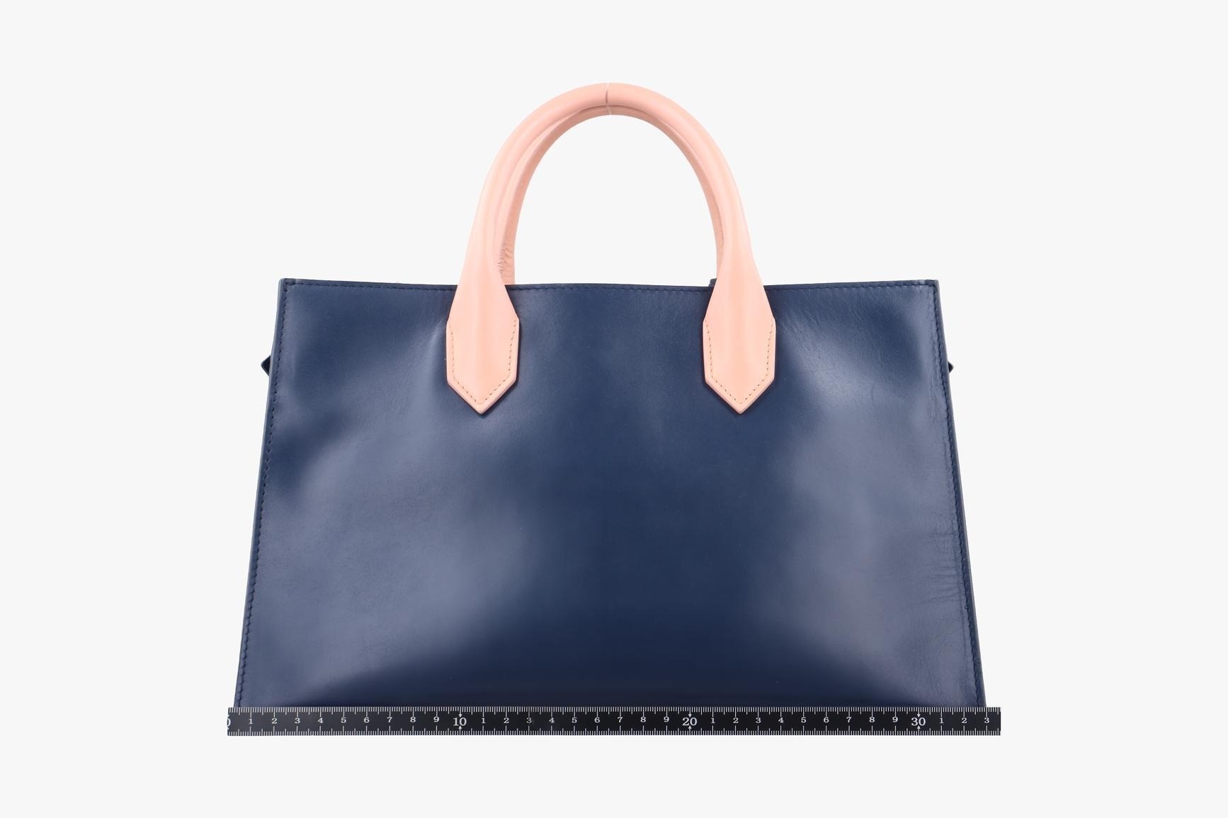 Padlock Leather x Canvas Navy x Pink x Beige — view 2