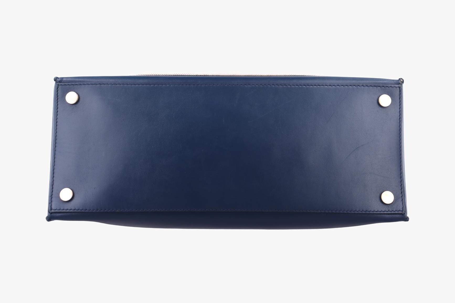Padlock Leather x Canvas Navy x Pink x Beige — view 3