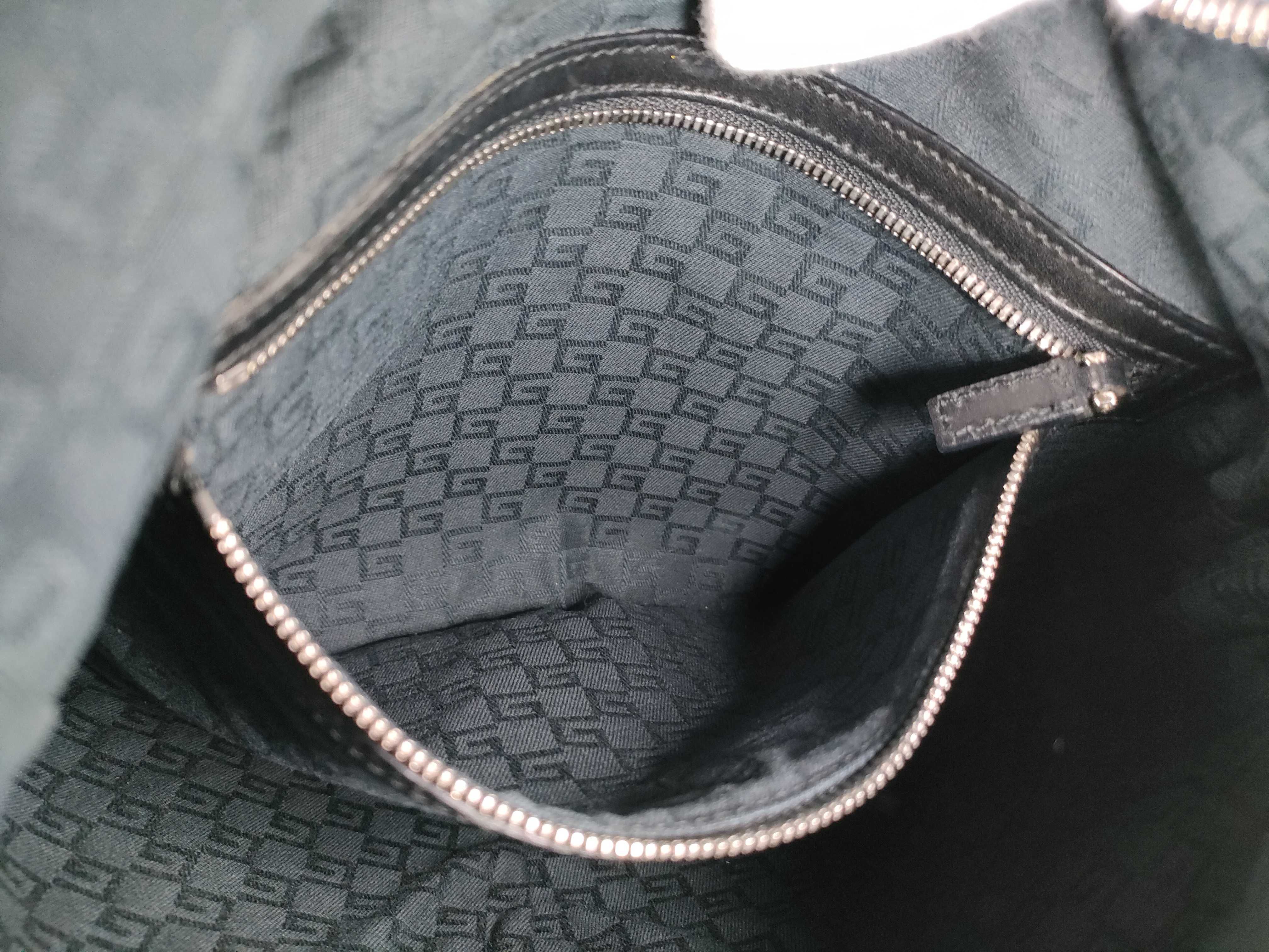 Interlocking Canvas x Leather One Shoulder Bag — view 12