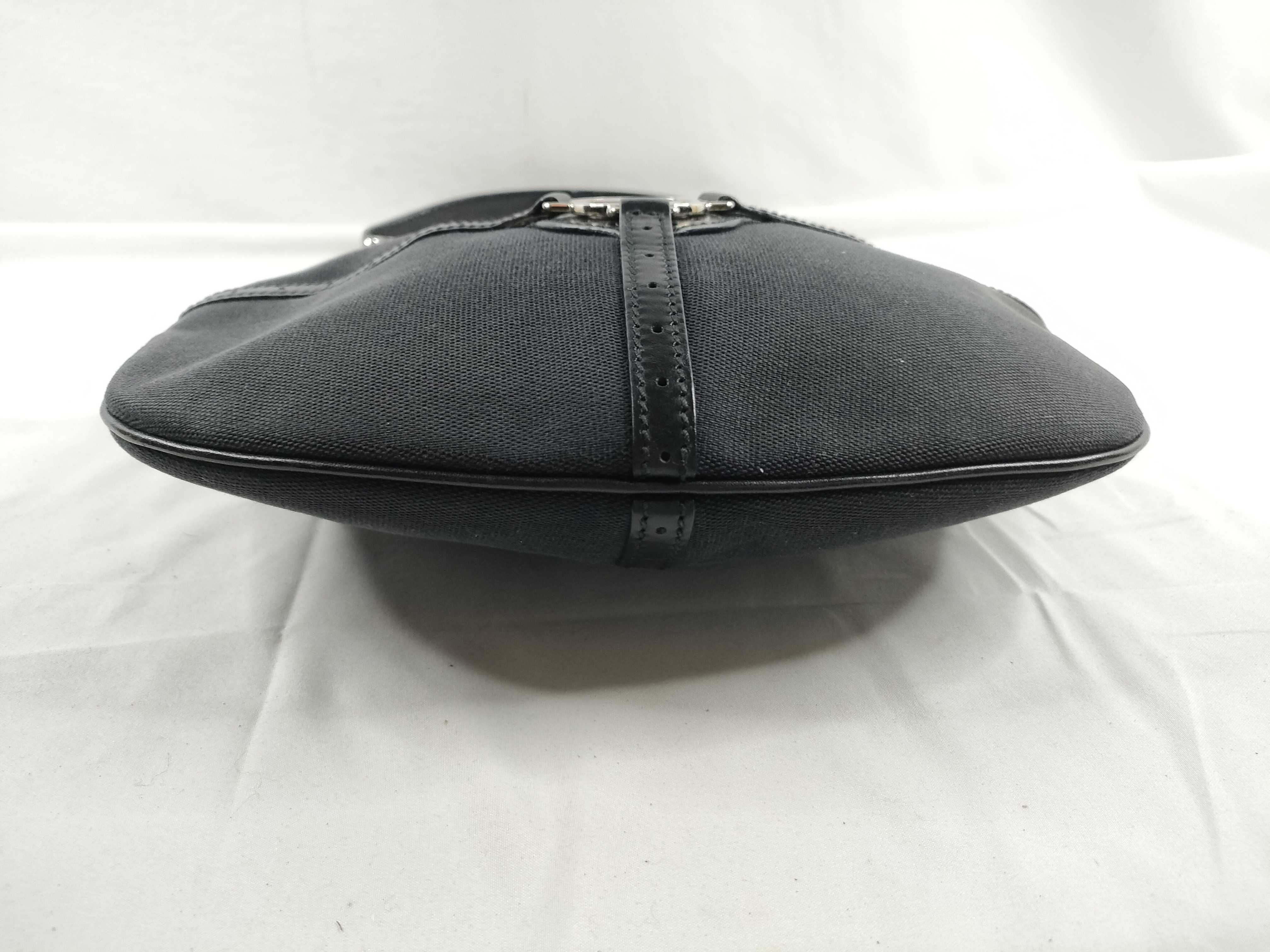 Interlocking Canvas x Leather One Shoulder Bag — view 4