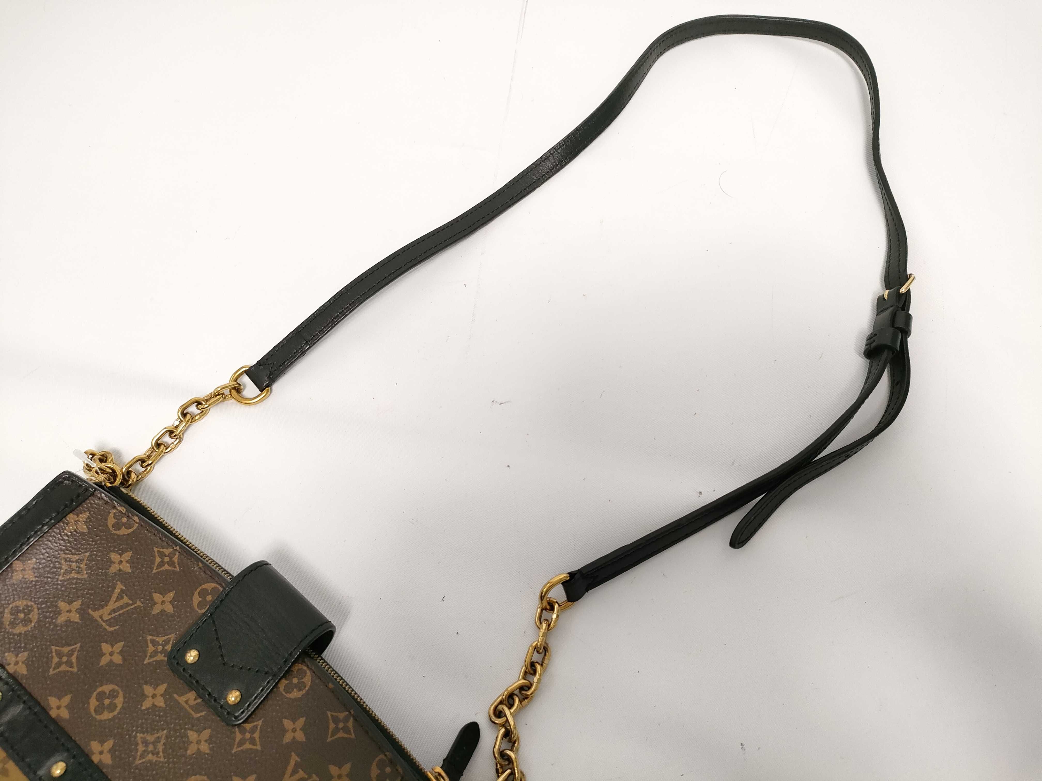 Monogram Trunk Clutch Brown Gold Monogram Reverse IC Shoulder Bag — view 5