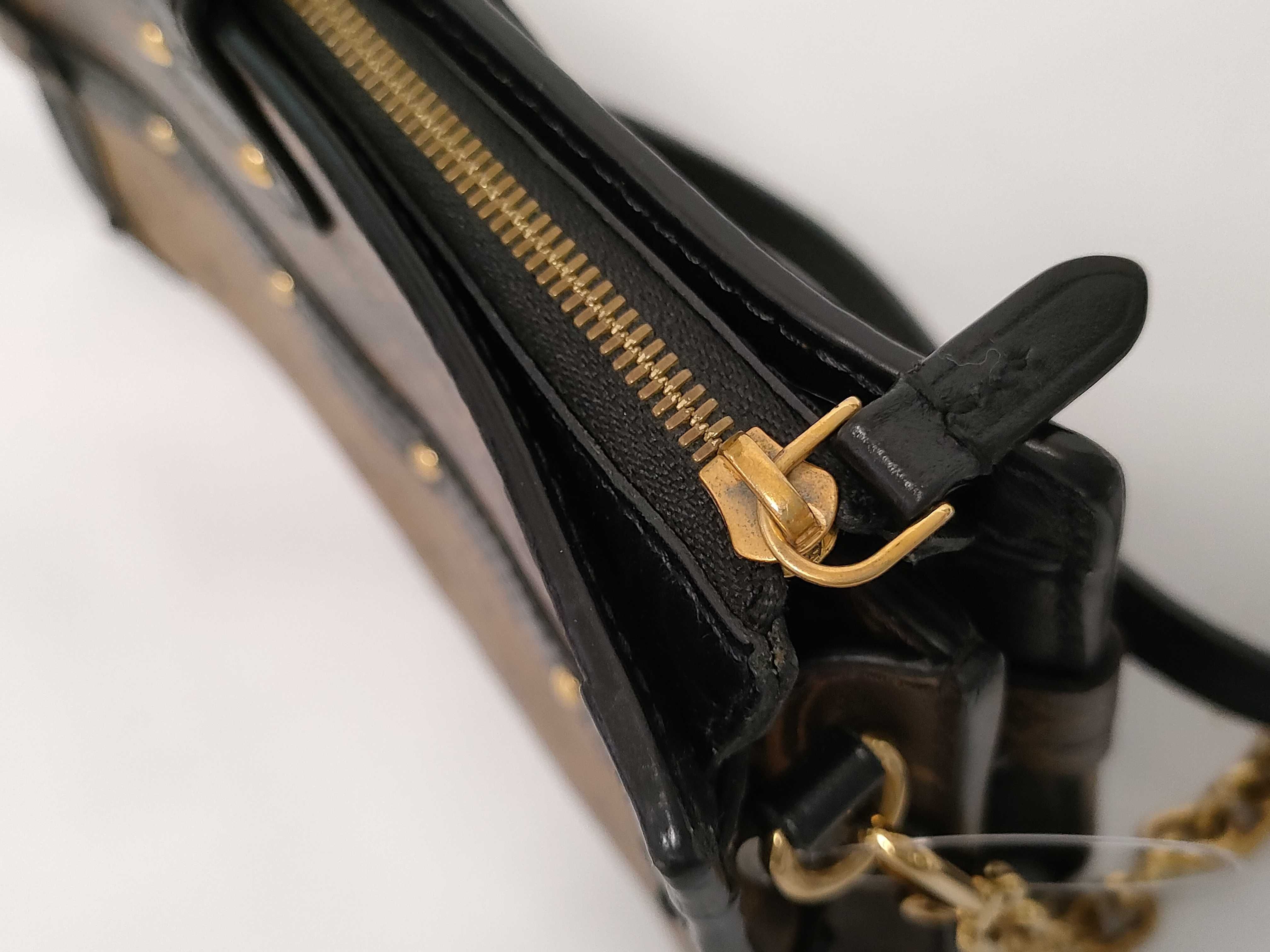 Monogram Trunk Clutch Brown Gold Monogram Reverse IC Shoulder Bag — view 7
