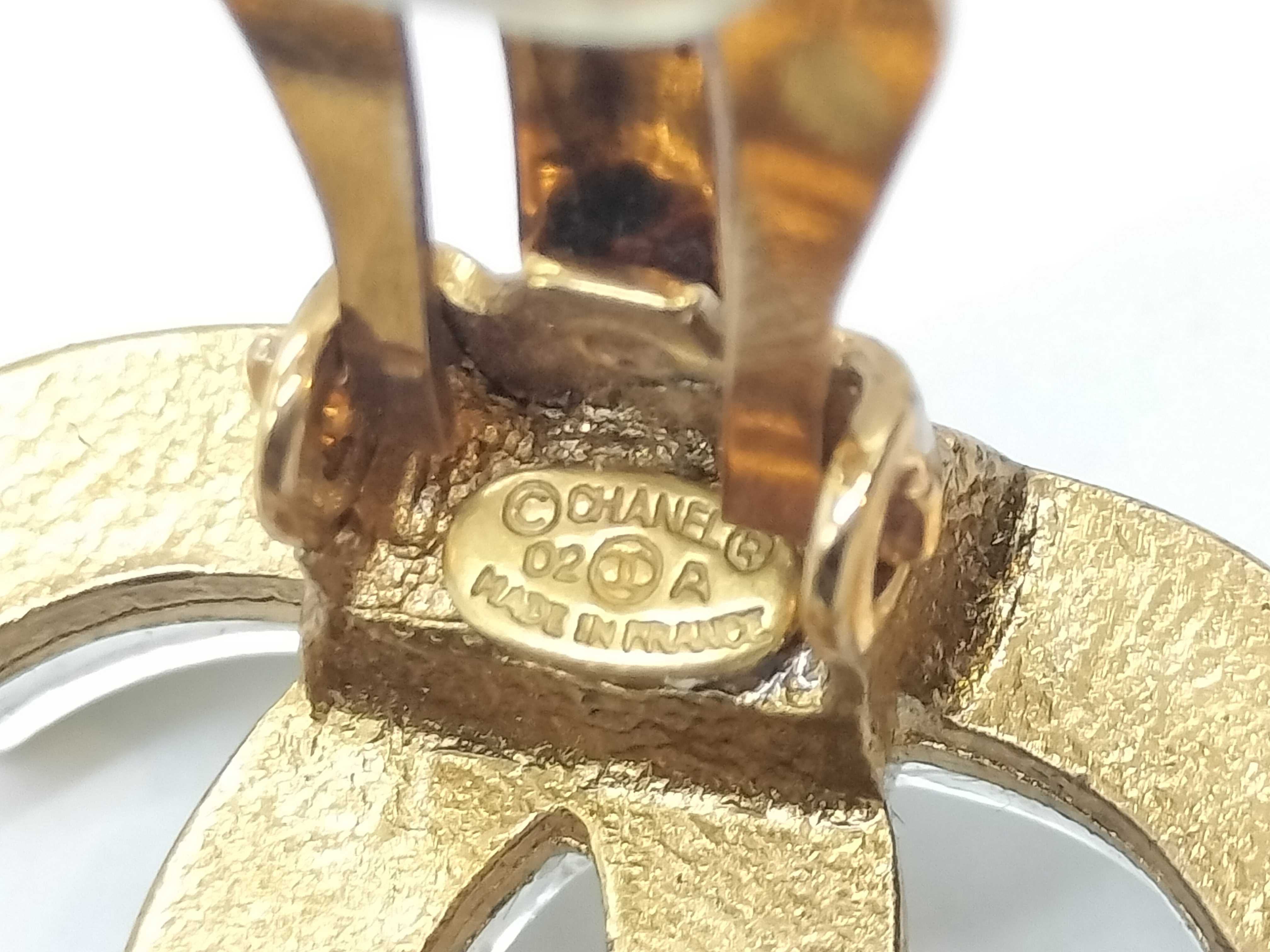 02A Coco Mark Clear Earrings — view 7