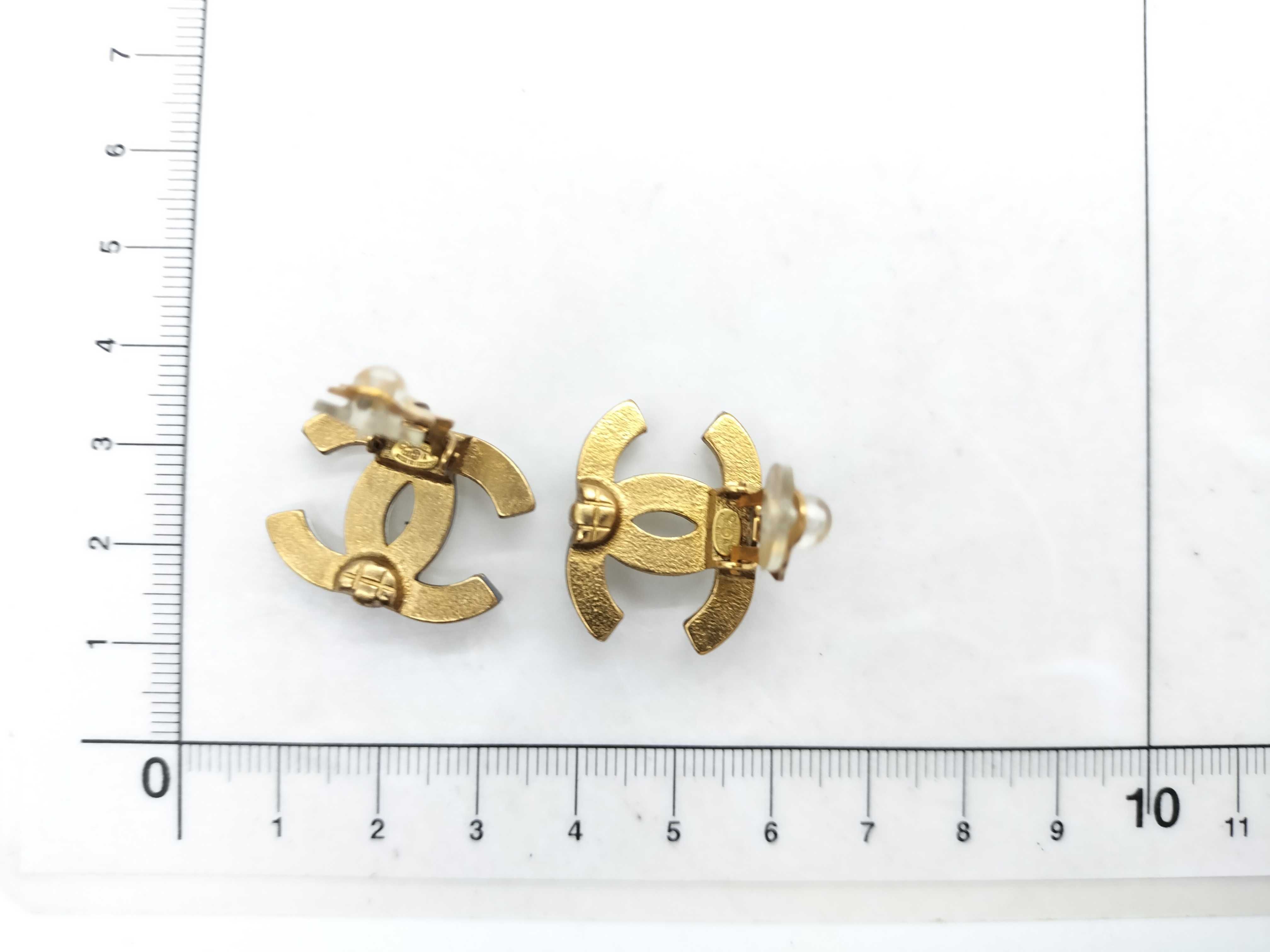 02A Coco Mark Clear Earrings — view 8