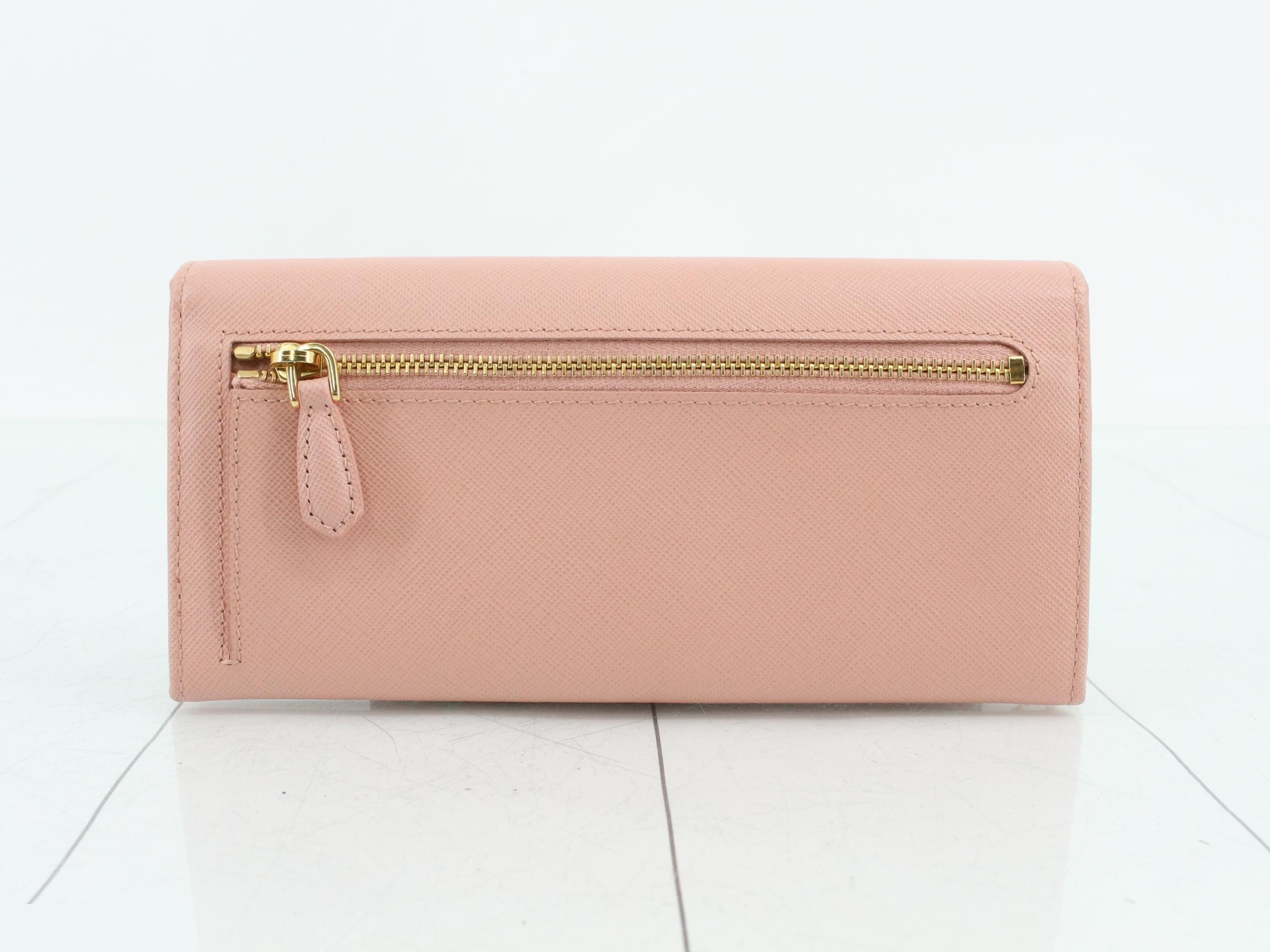 Long wallet, leather, Saffiano, pass case — view 2