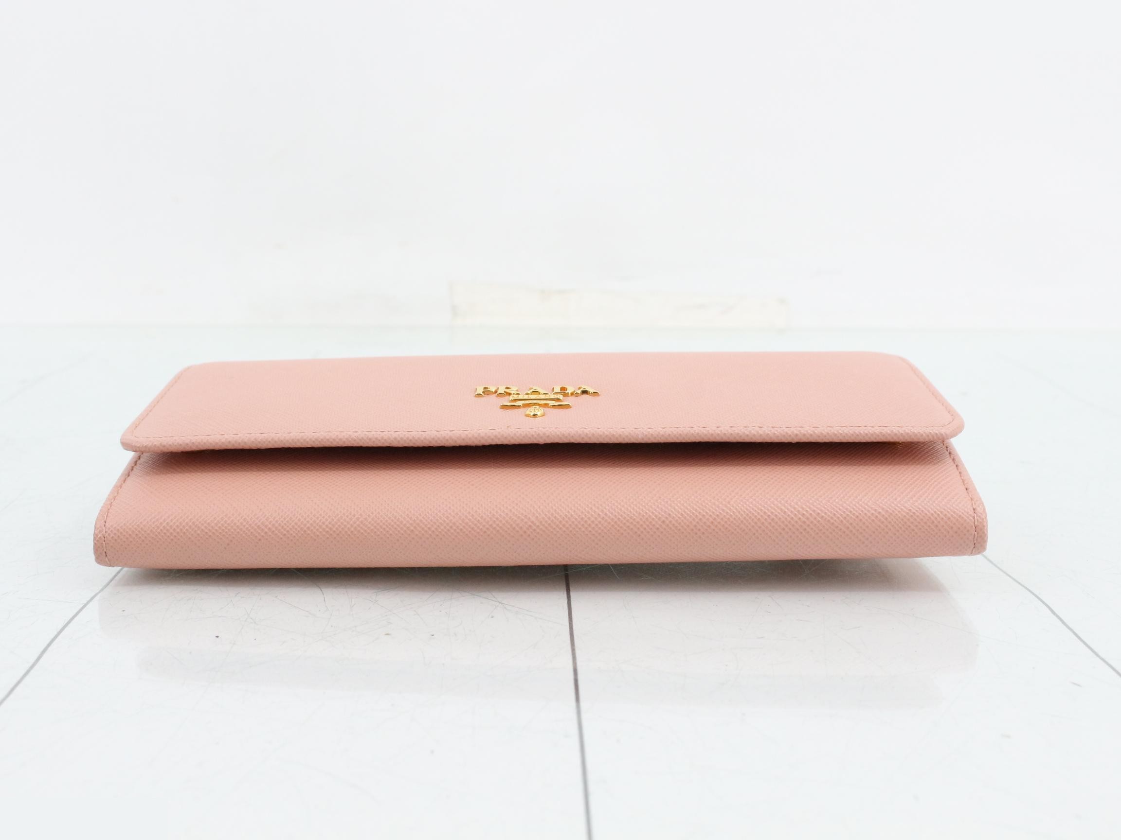Long wallet, leather, Saffiano, pass case — view 3