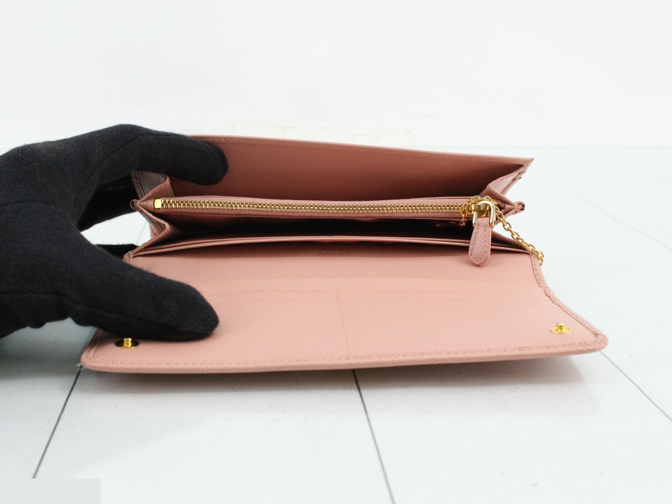 Long wallet, leather, Saffiano, pass case — view 4