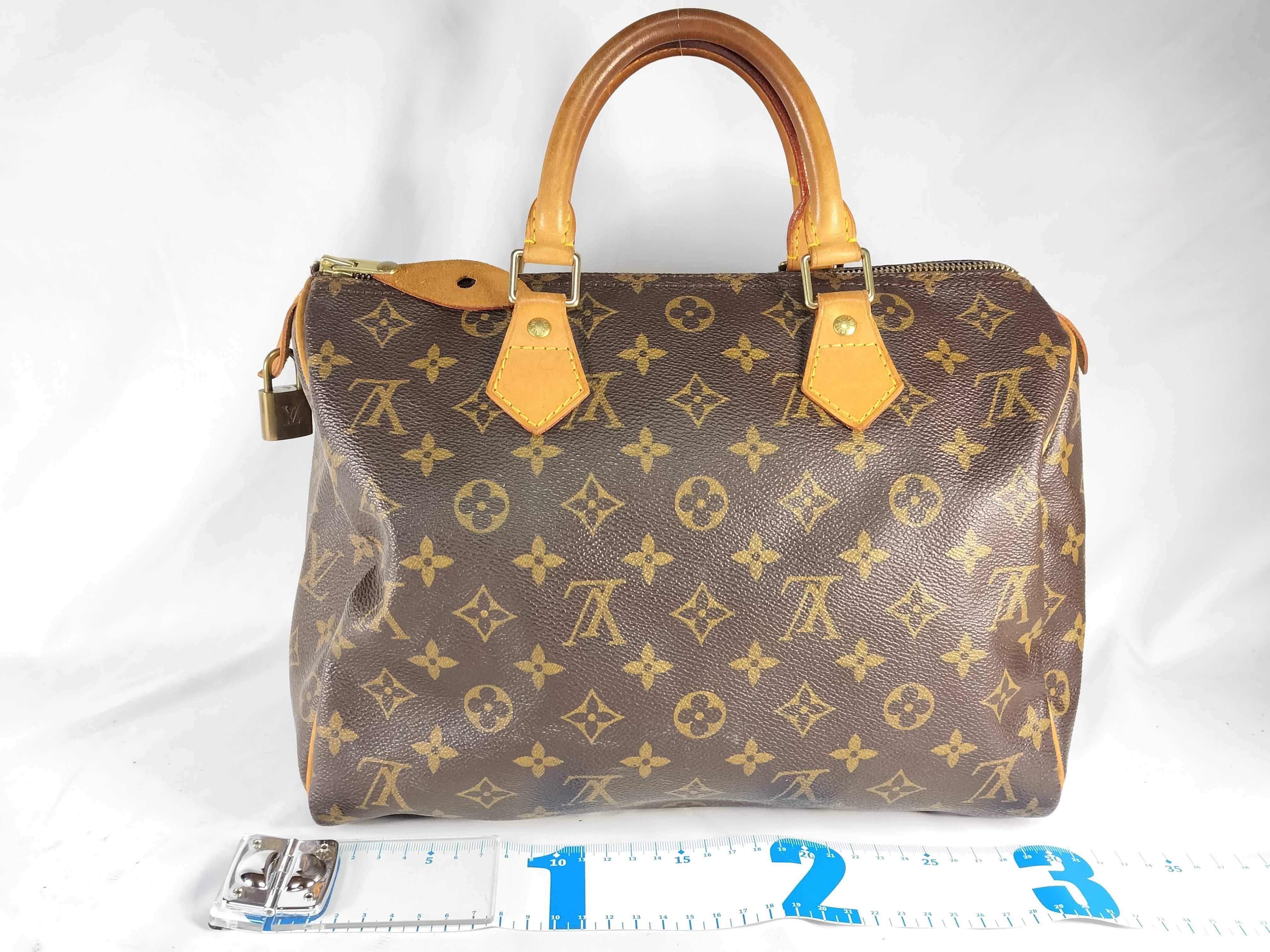 Monogram Speedy 30 M41526 TH1022 Brown Handbag — view 2